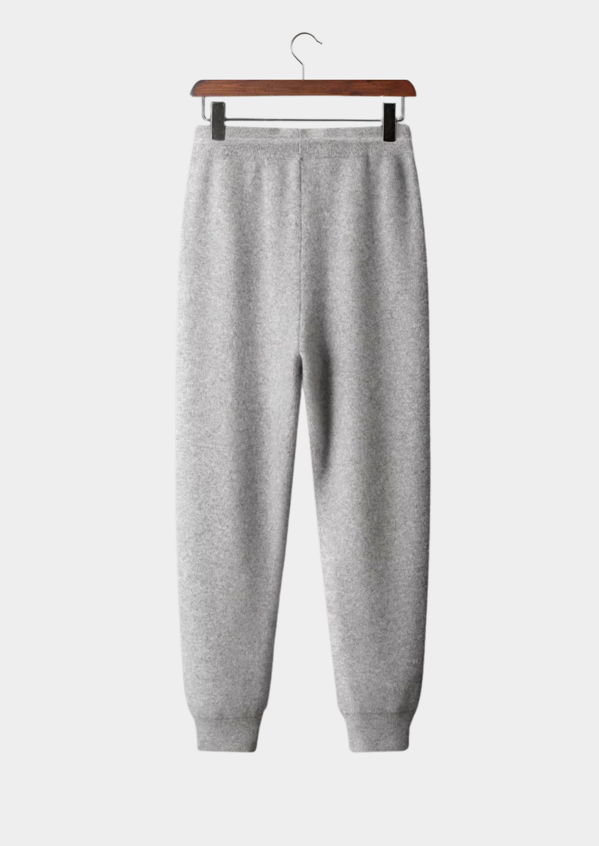 Men’s Cashmere Jogger Pants with Drawstring Waist