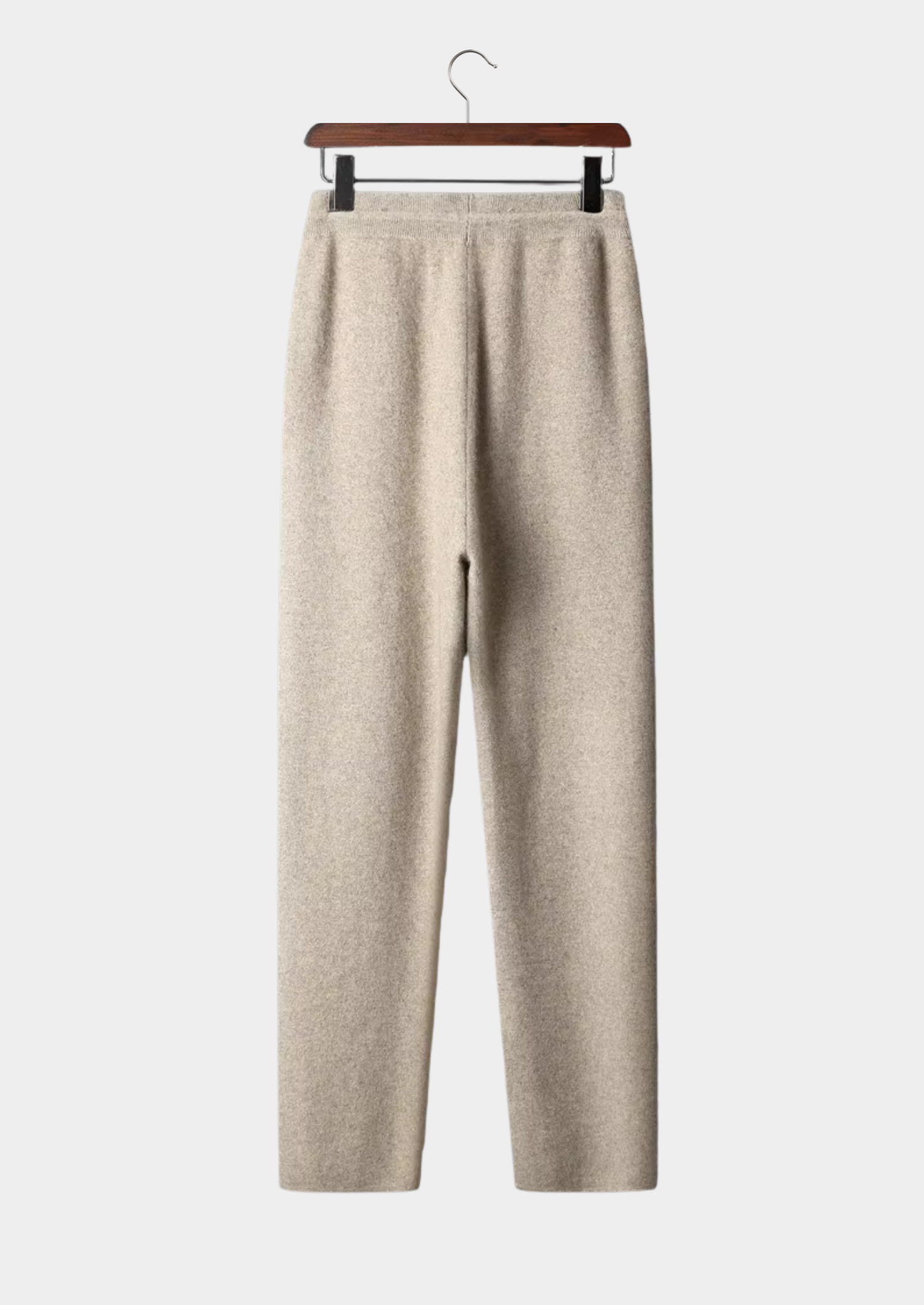 Men’s Drawstring Knit Pants with Front Seams