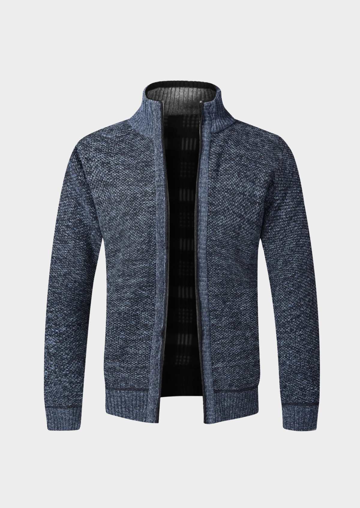 Men's Full-Zip Fleece Knit Cardigan