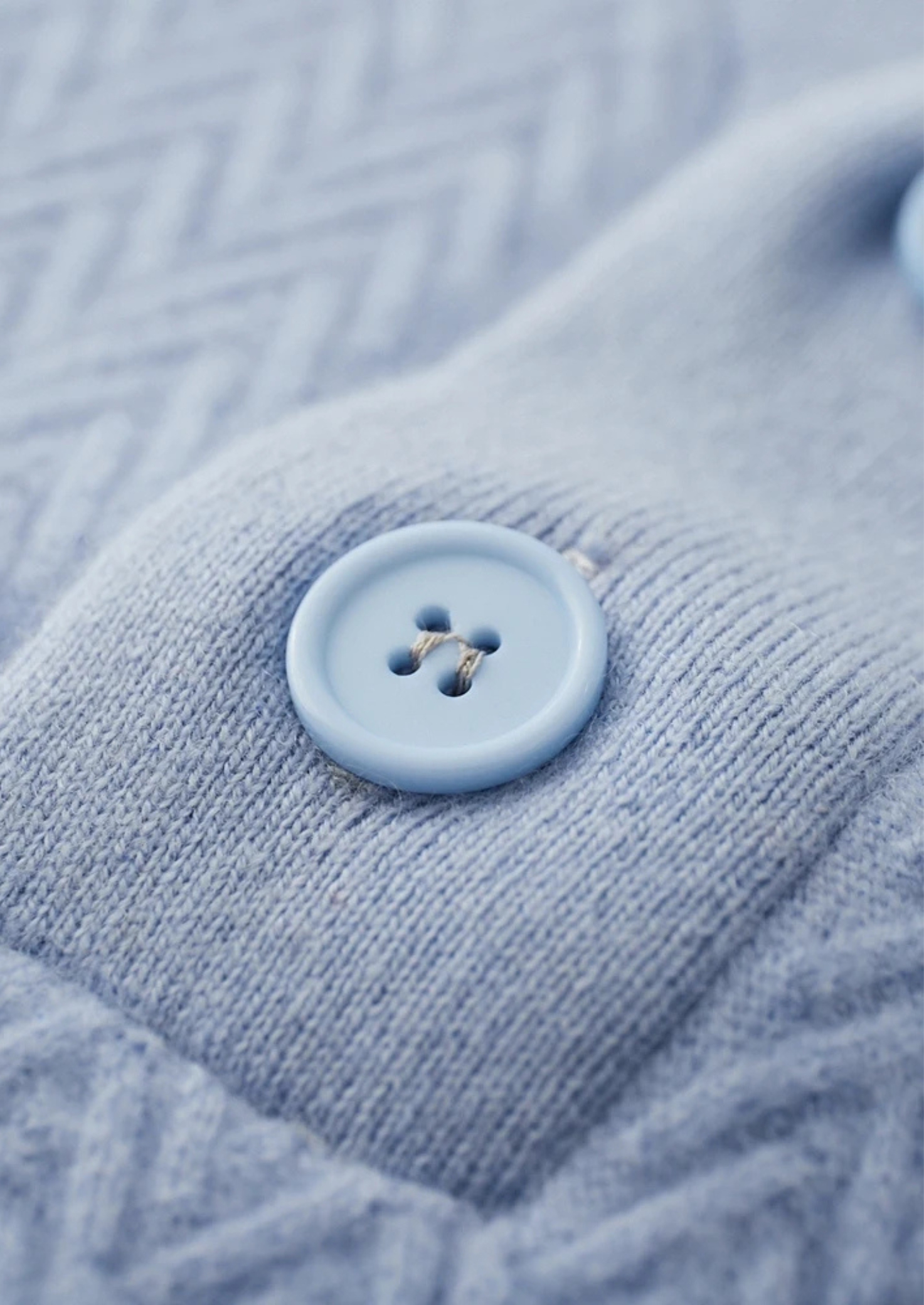Men’s Cashmere Herringbone Knit Shawl Collar Sweater with Buttons