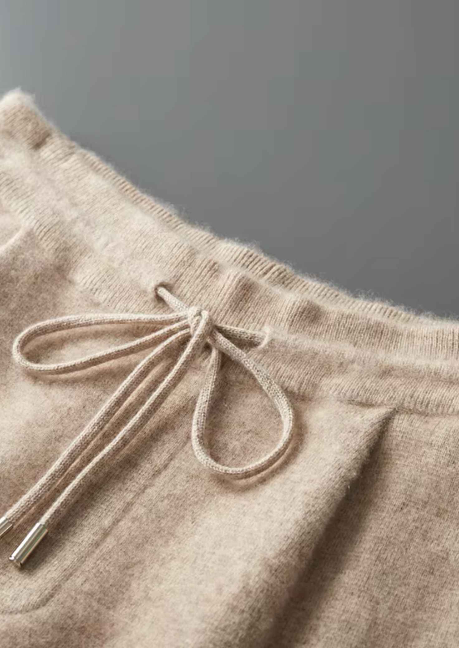 Men’s Wool Hooded Lounge Set with Drawstring Pants