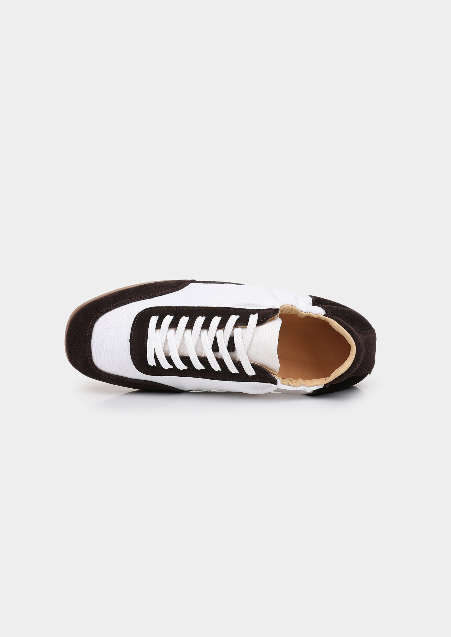 Men’s Low-Top Sneakers with Contrast Panels