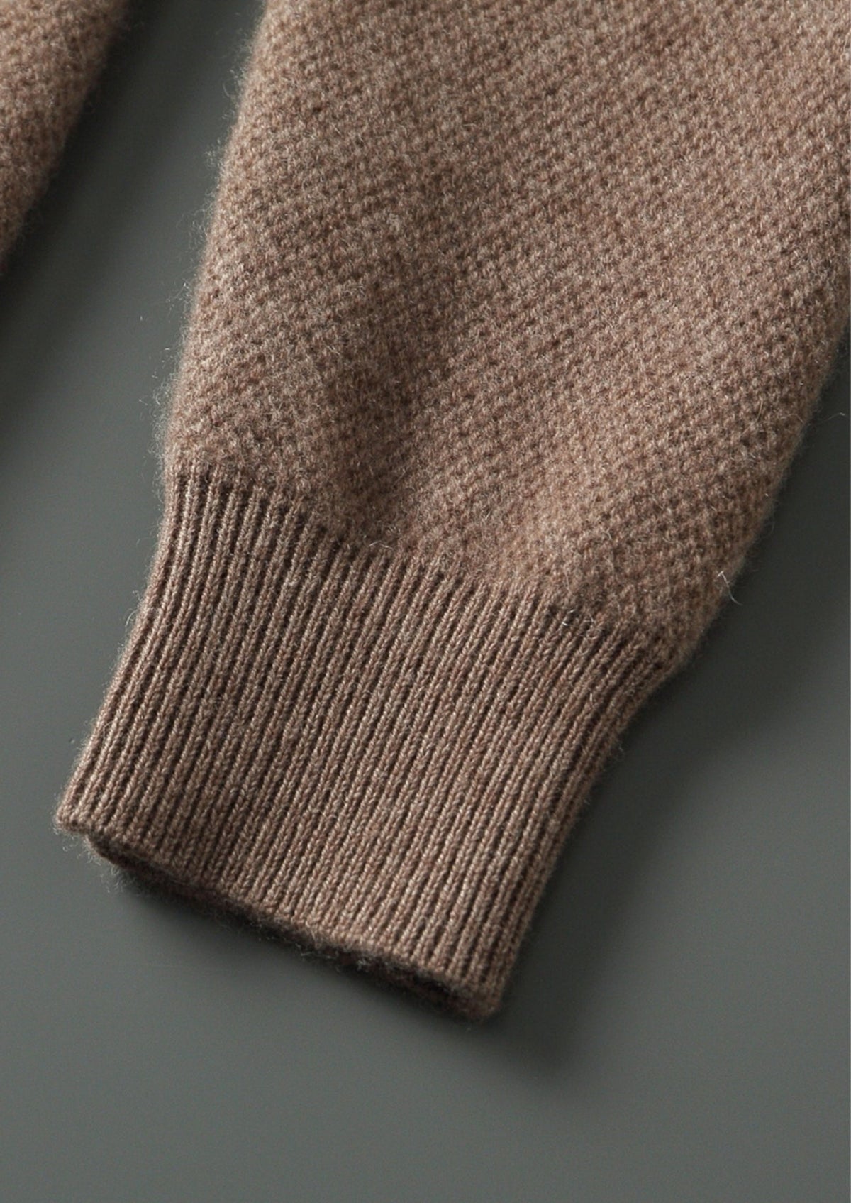 Men's Merino Wool Jacquard Full-Zip Hoodie
