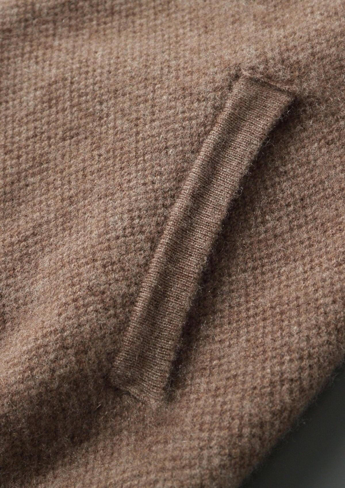 Men's Merino Wool Jacquard Full-Zip Hoodie