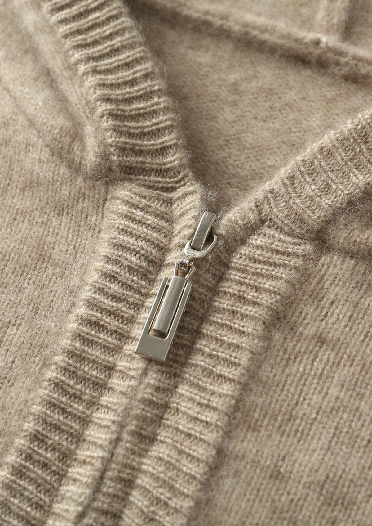 Men's Merino Wool Quarter-Zip Pullover Hoodie
