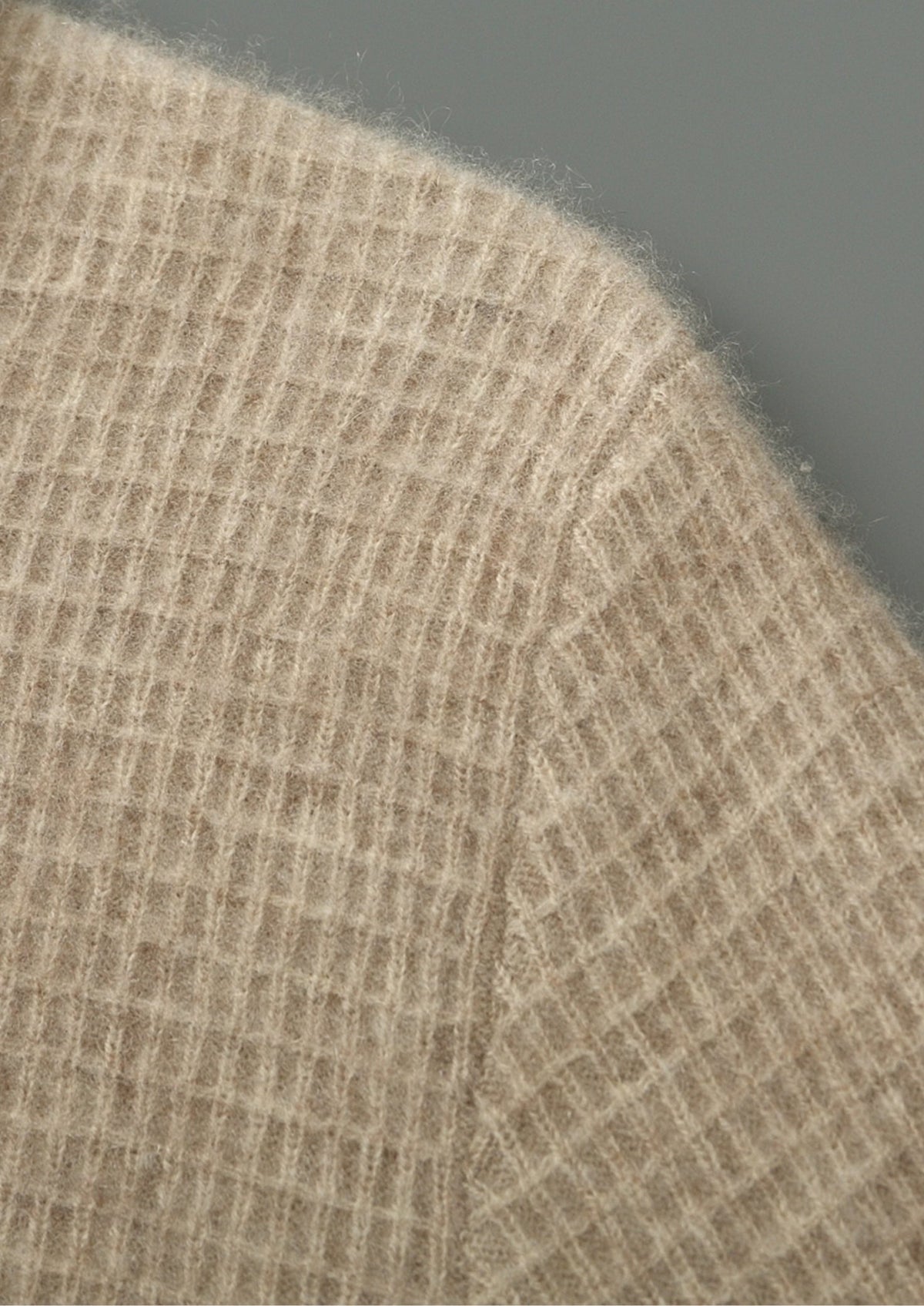 Men's Merino Wool Textured Zip Polo-Collar Cardigan