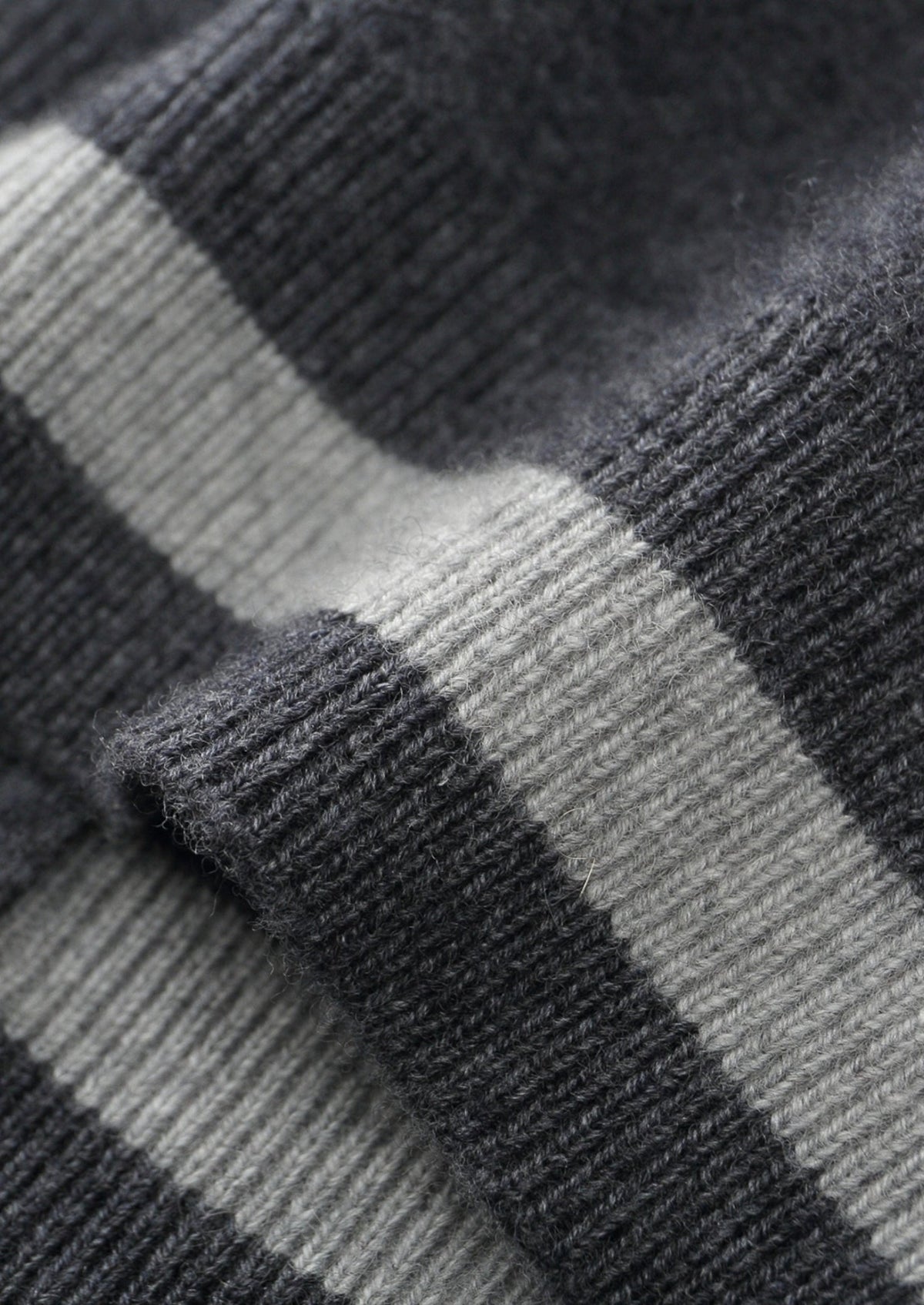 Men's Merino Wool Two-Tone Zip-Up Hoodie