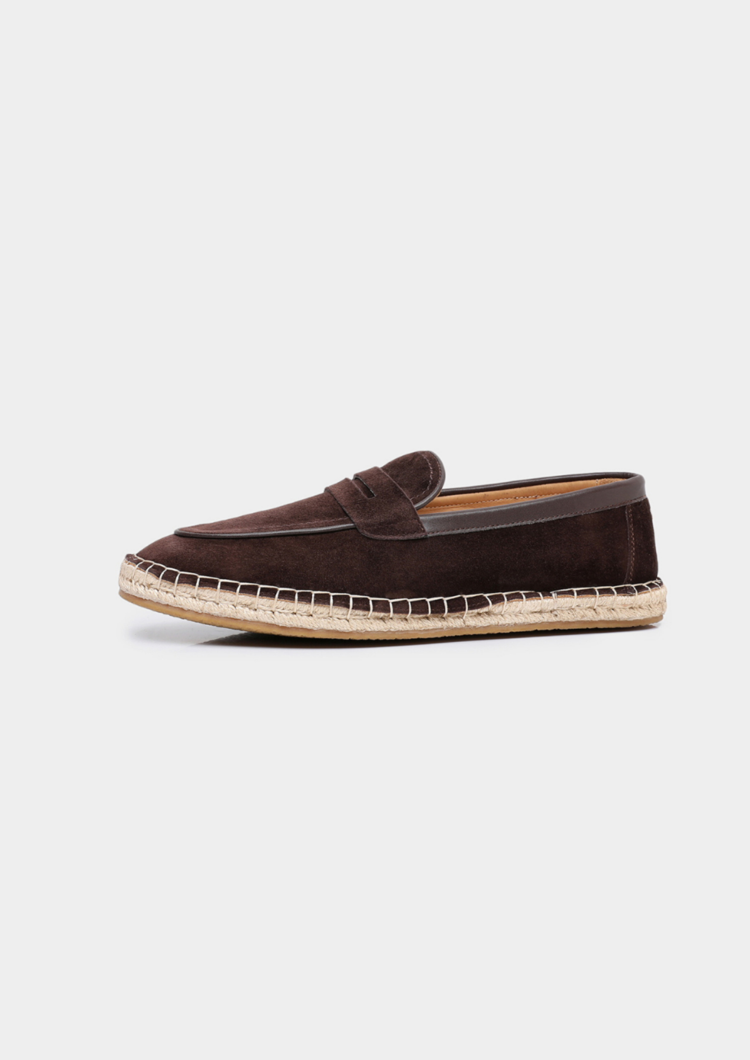 Men’s Penny Loafers with Espadrille Sole