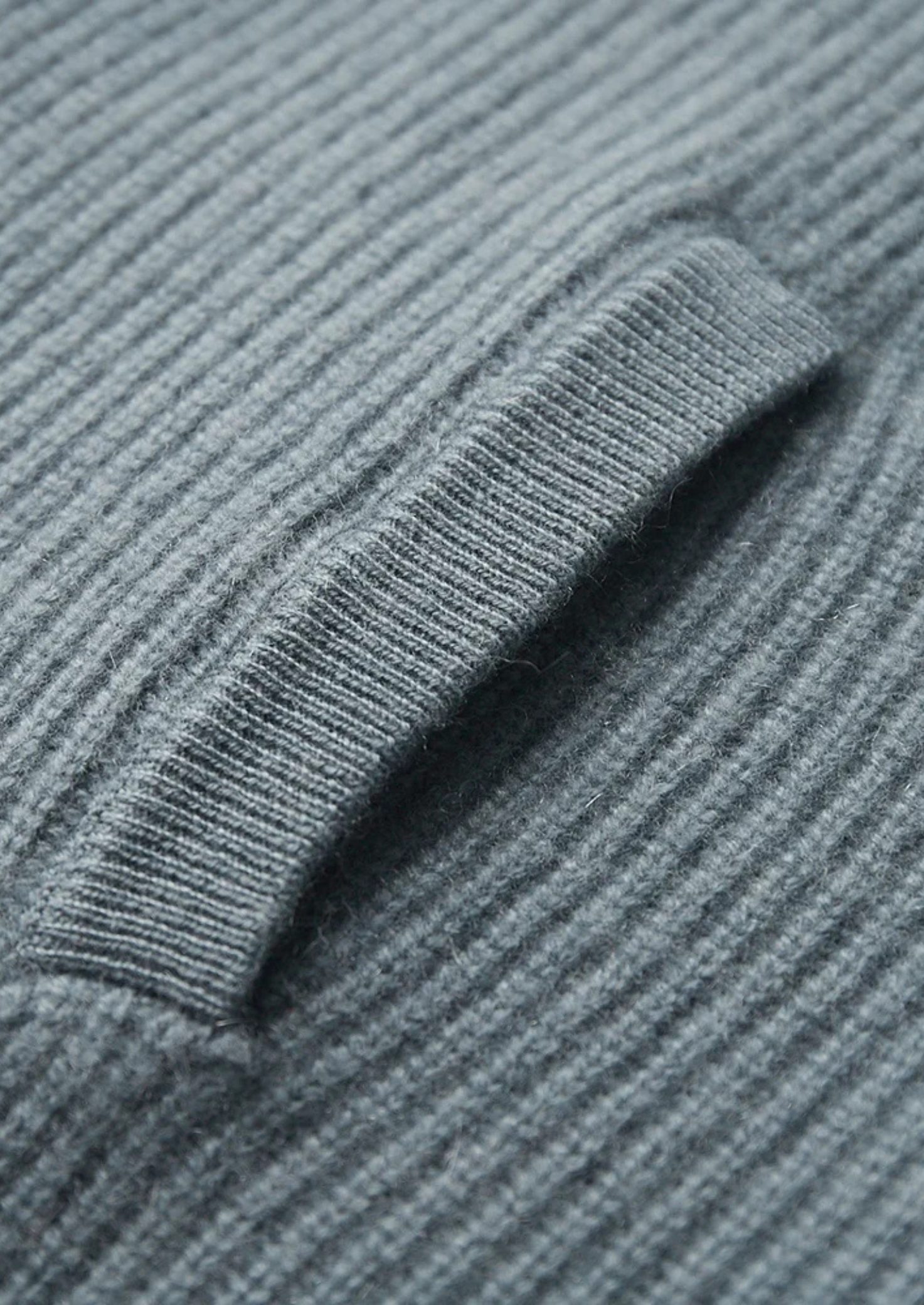 Men’s Ribbed Knit Zip-Up Cardigan with Mock Neck