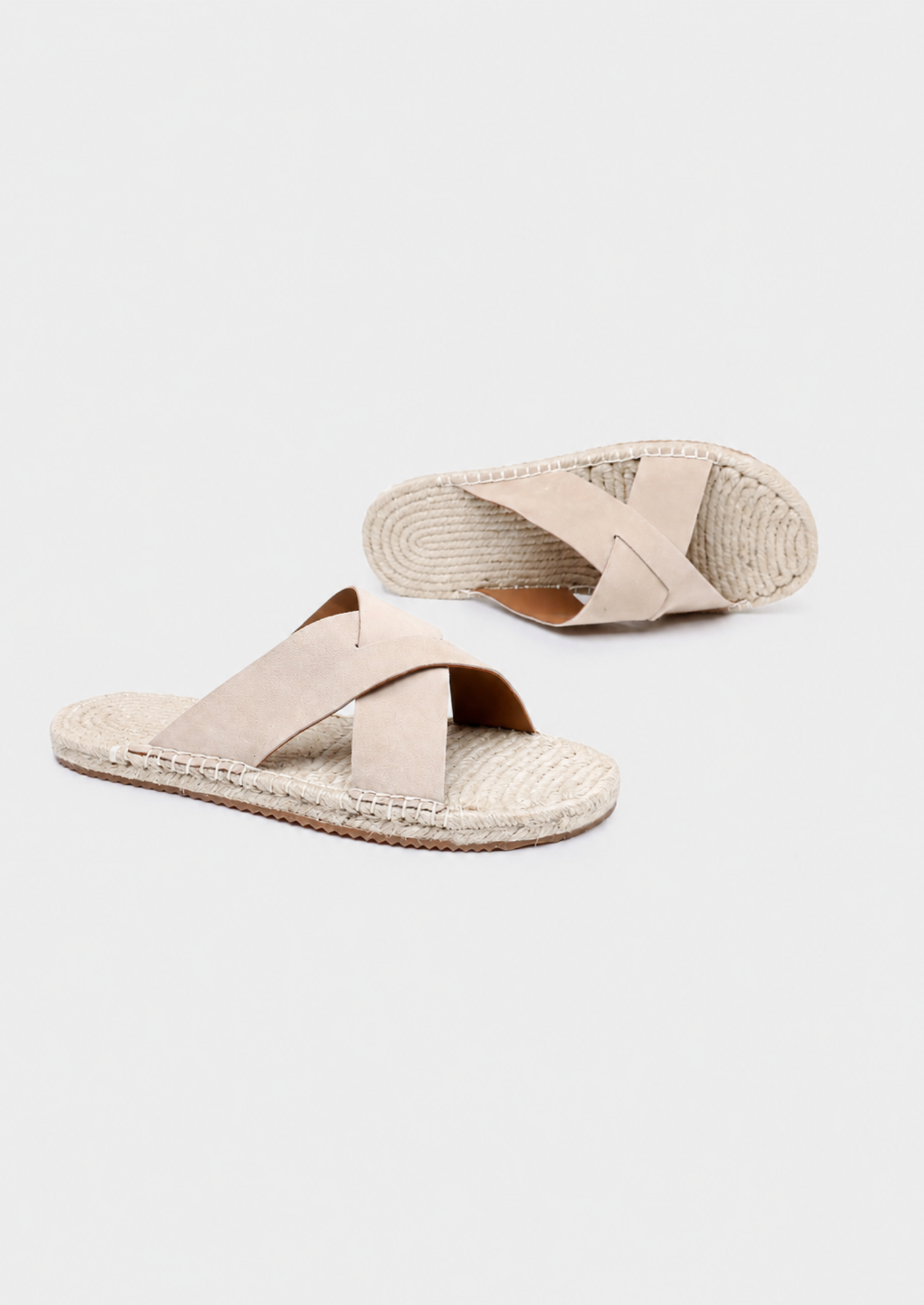 Men’s Slide Sandals with Cross Straps