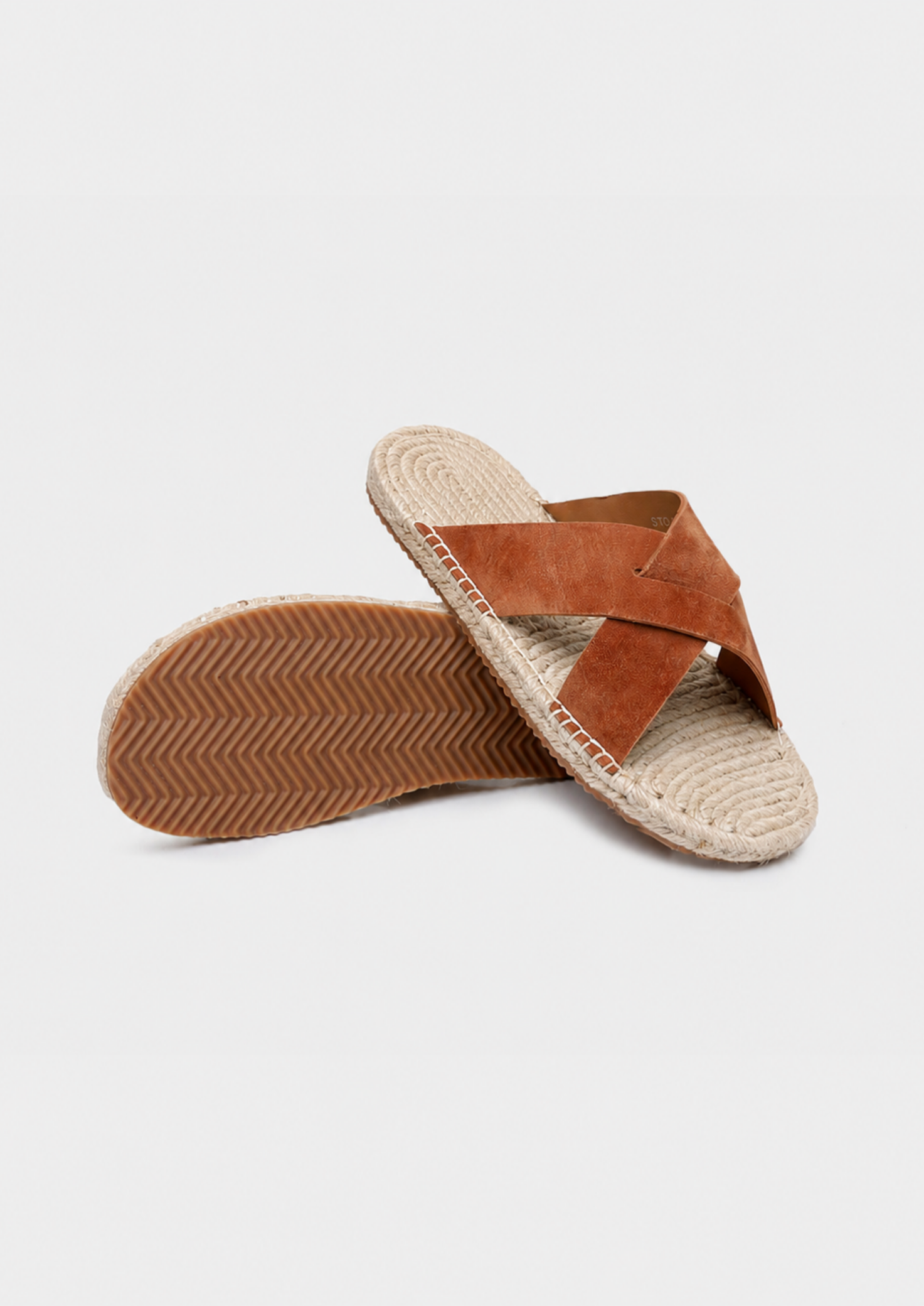 Men’s Slide Sandals with Cross Straps