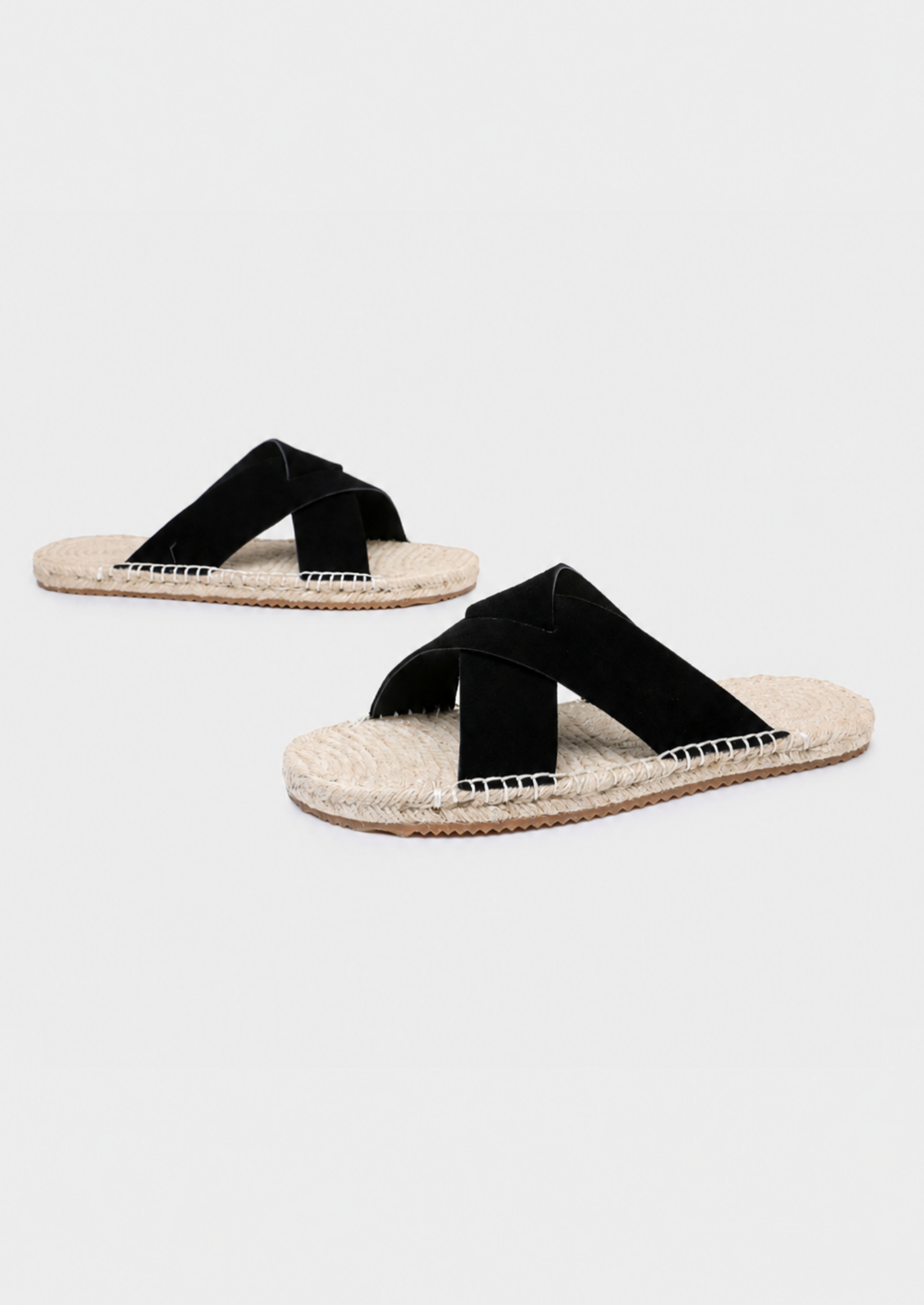 Men’s Slide Sandals with Cross Straps