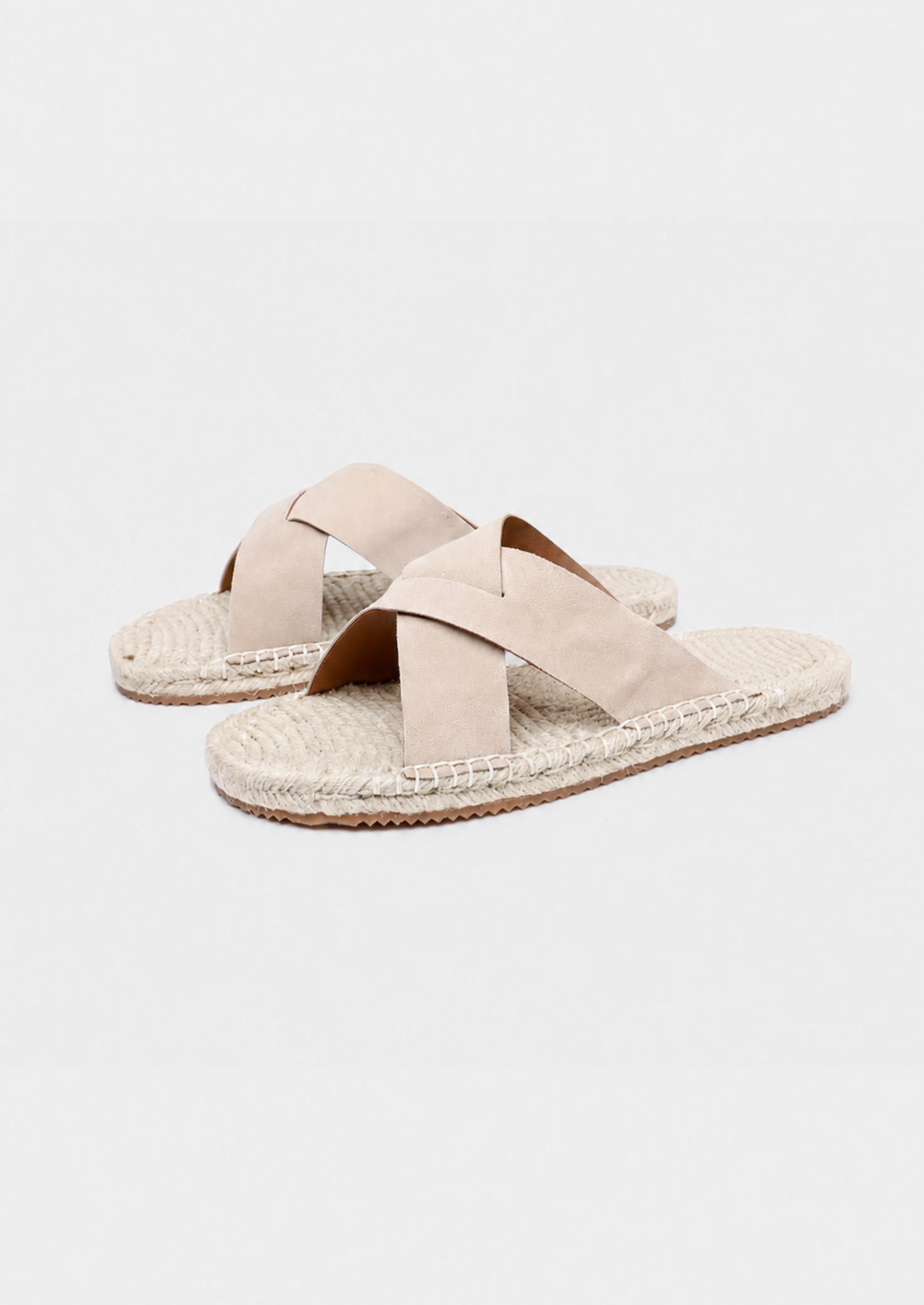 Men’s Slide Sandals with Cross Straps