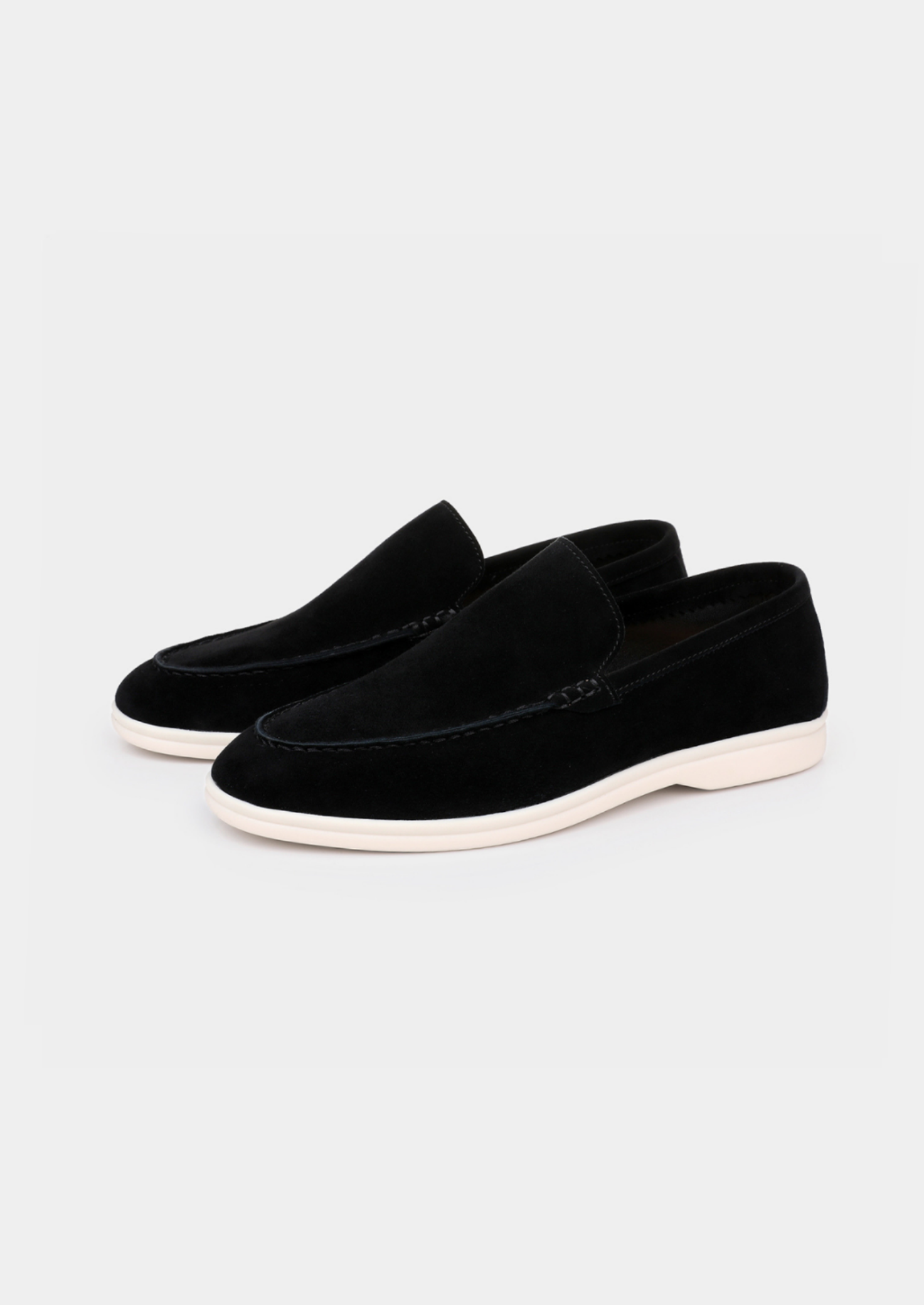 Men’s Slip-On Loafers with Contrast Sole