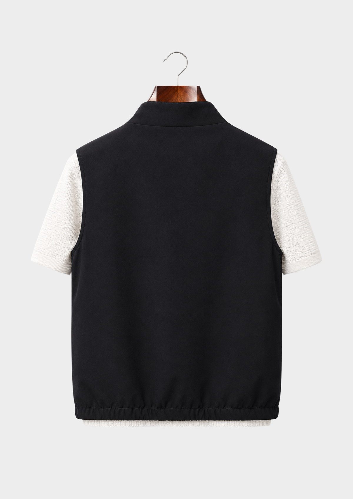 Men's Stand-Collar Zip-Up Vest
