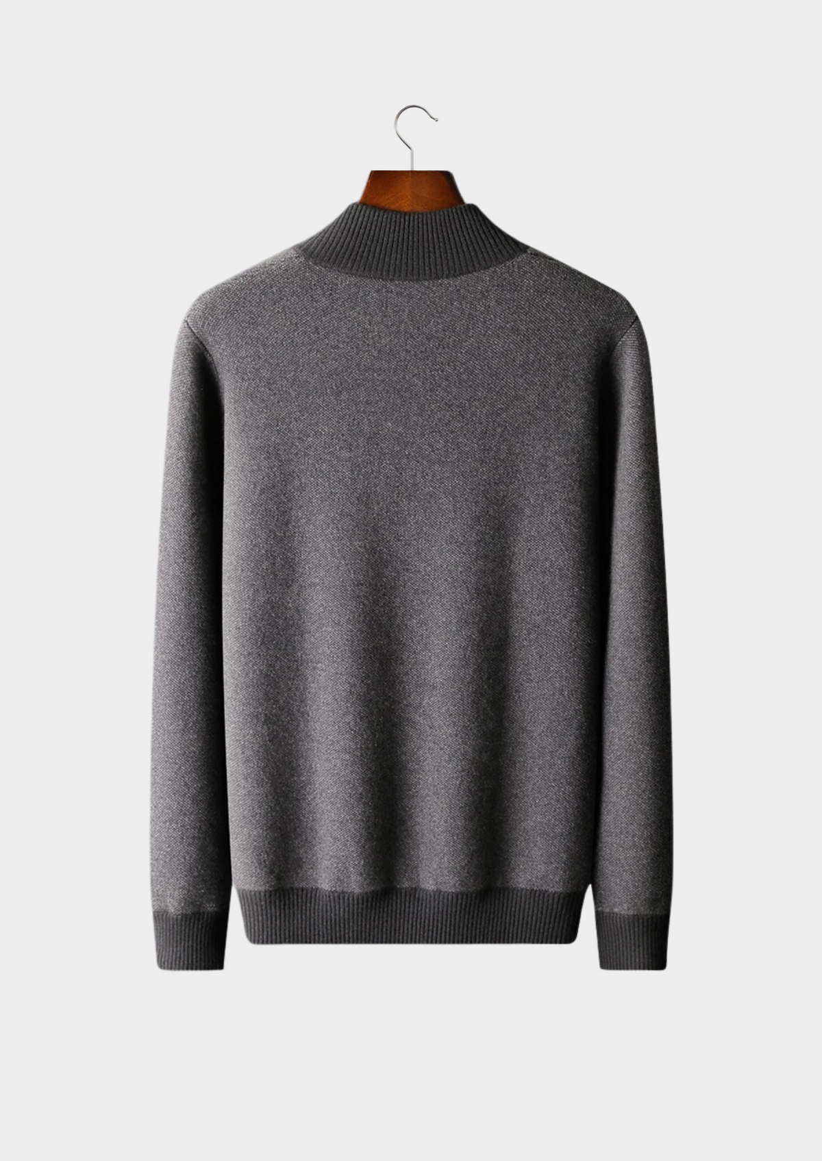 Men’s Textured Cashmere Full-Zip Cardigan