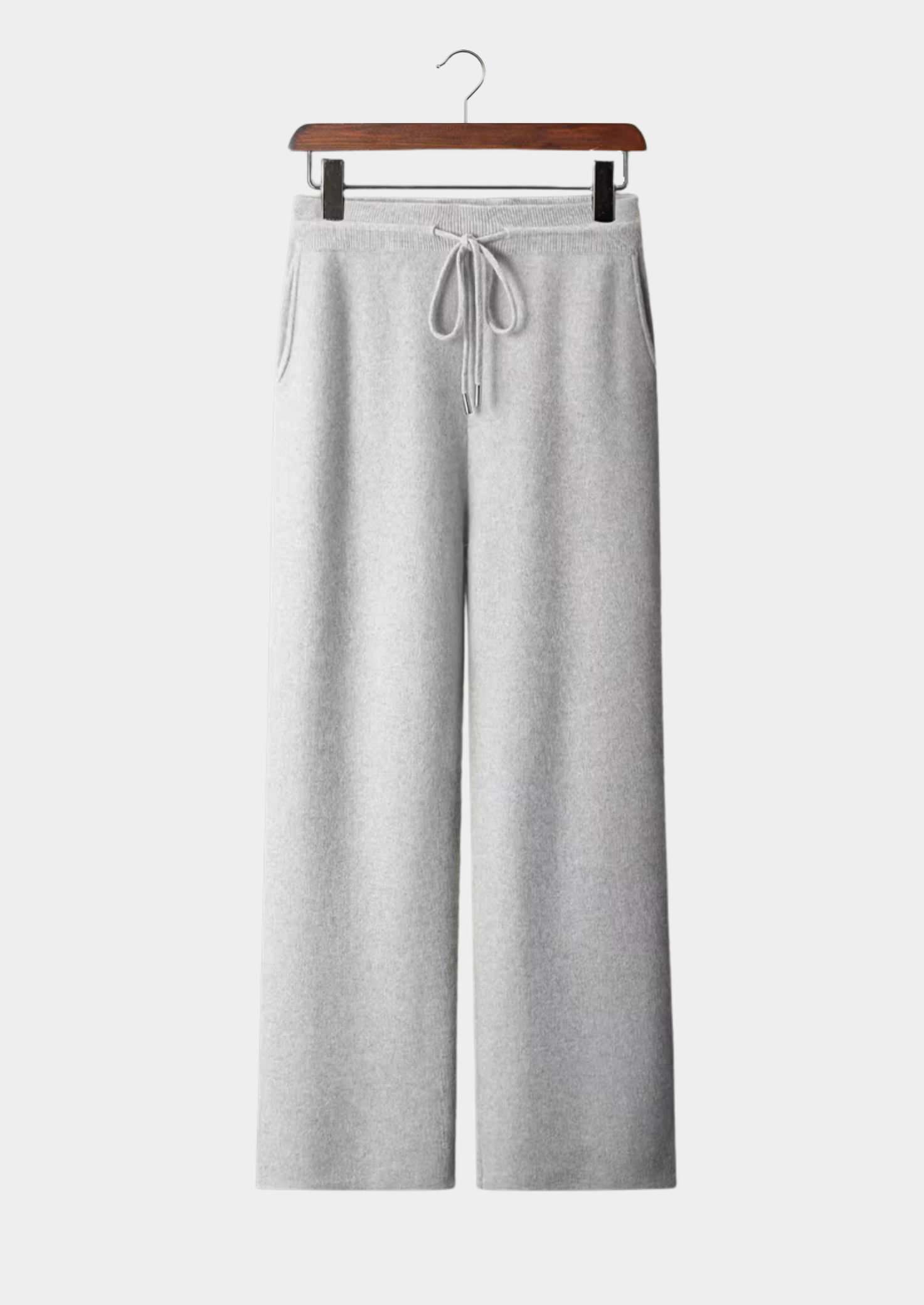 Men’s Wide-Leg Pants with Drawstring Waist