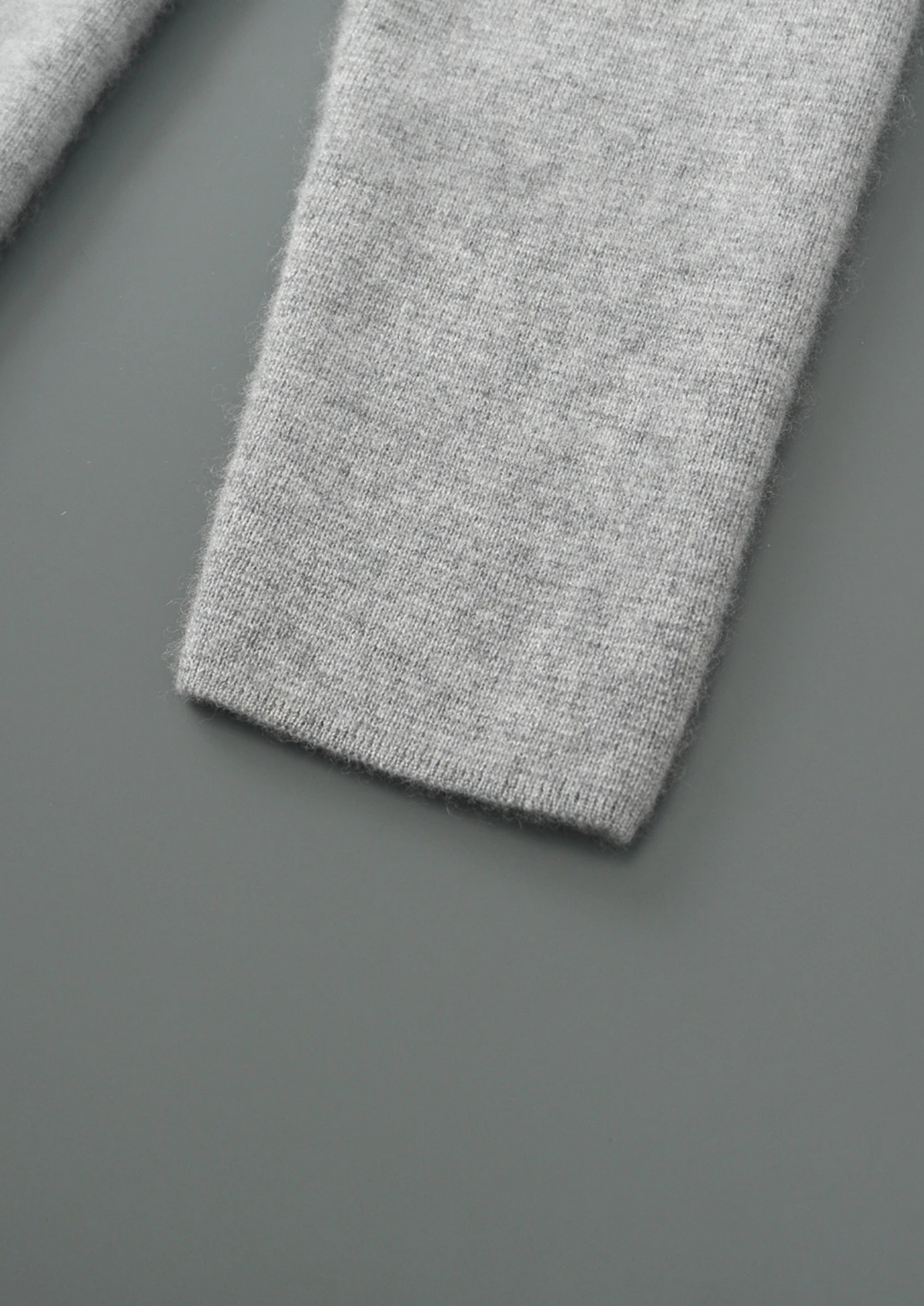 Men's Merino Wool Hooded Mid-Length Knit Cardigan Coat