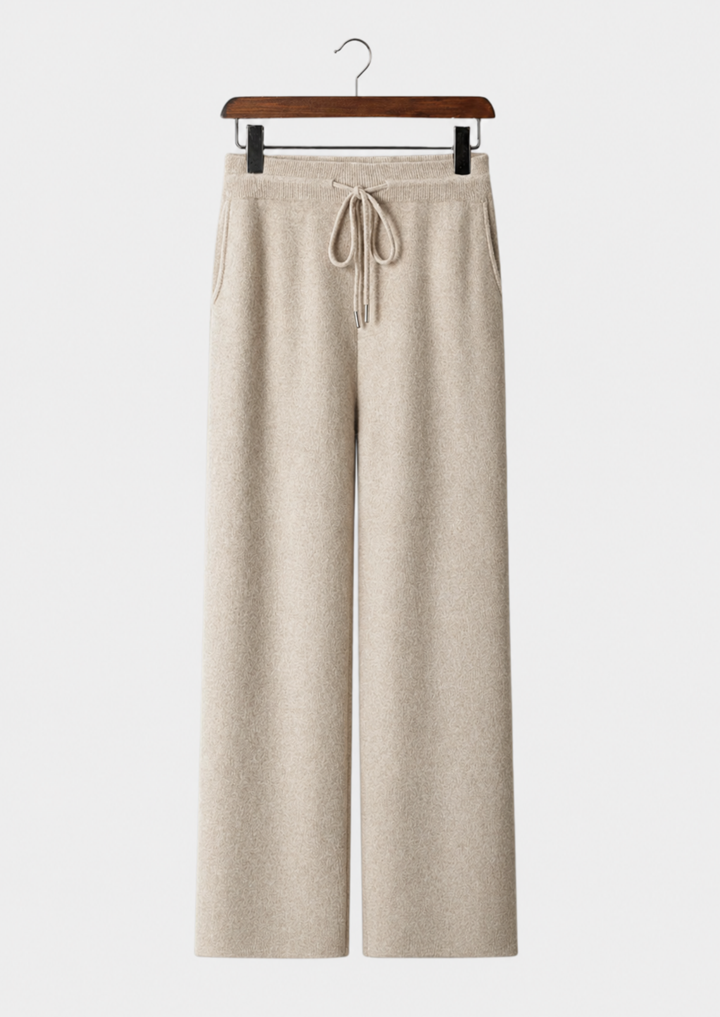 Men’s Wide-Leg Pants with Drawstring Waist