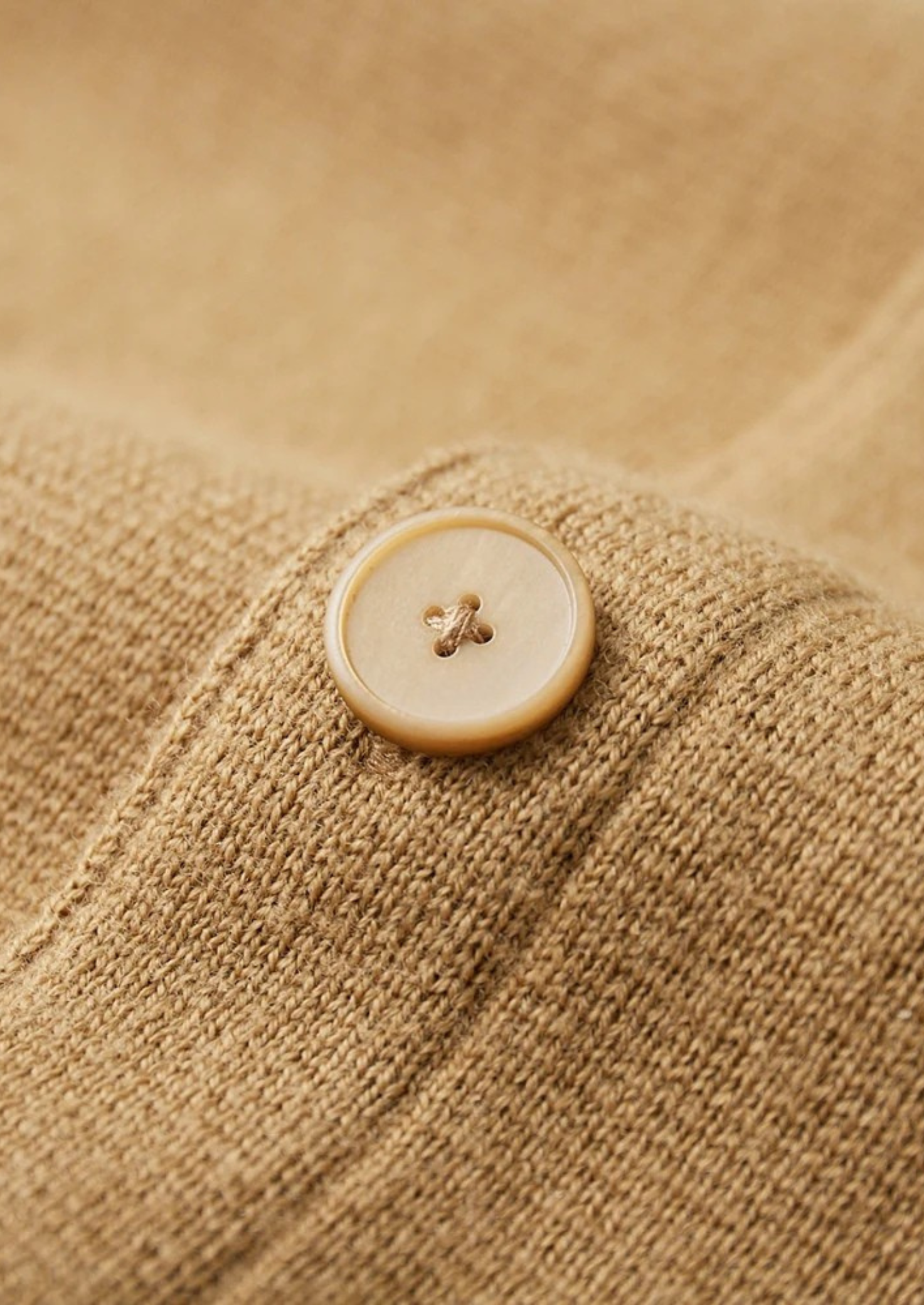 Men’s Button-Front Knit Cardigan with Flap Pockets