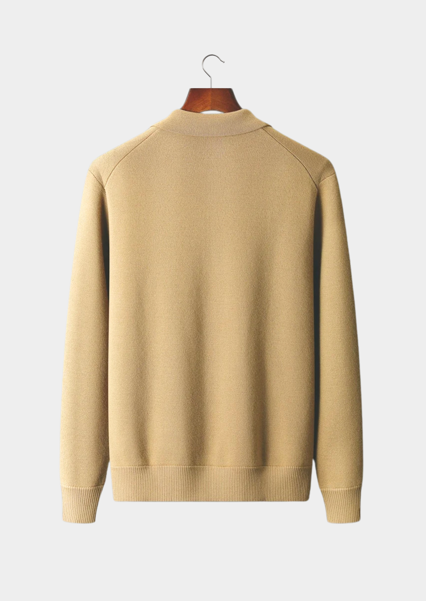 Men’s Button-Front Knit Cardigan with Flap Pockets