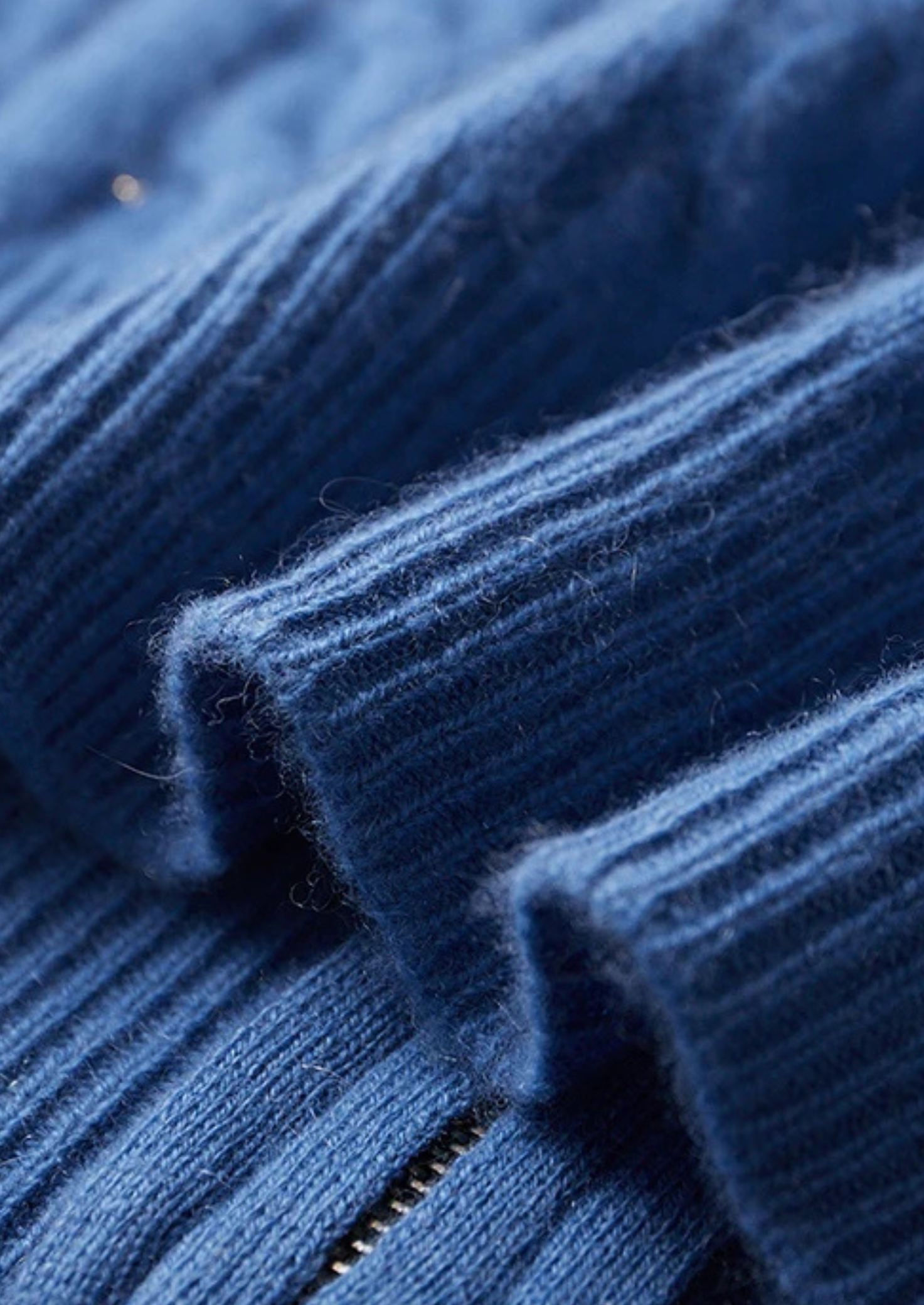 Men’s Cashmere Cable Knit Full-Zip Hoodie