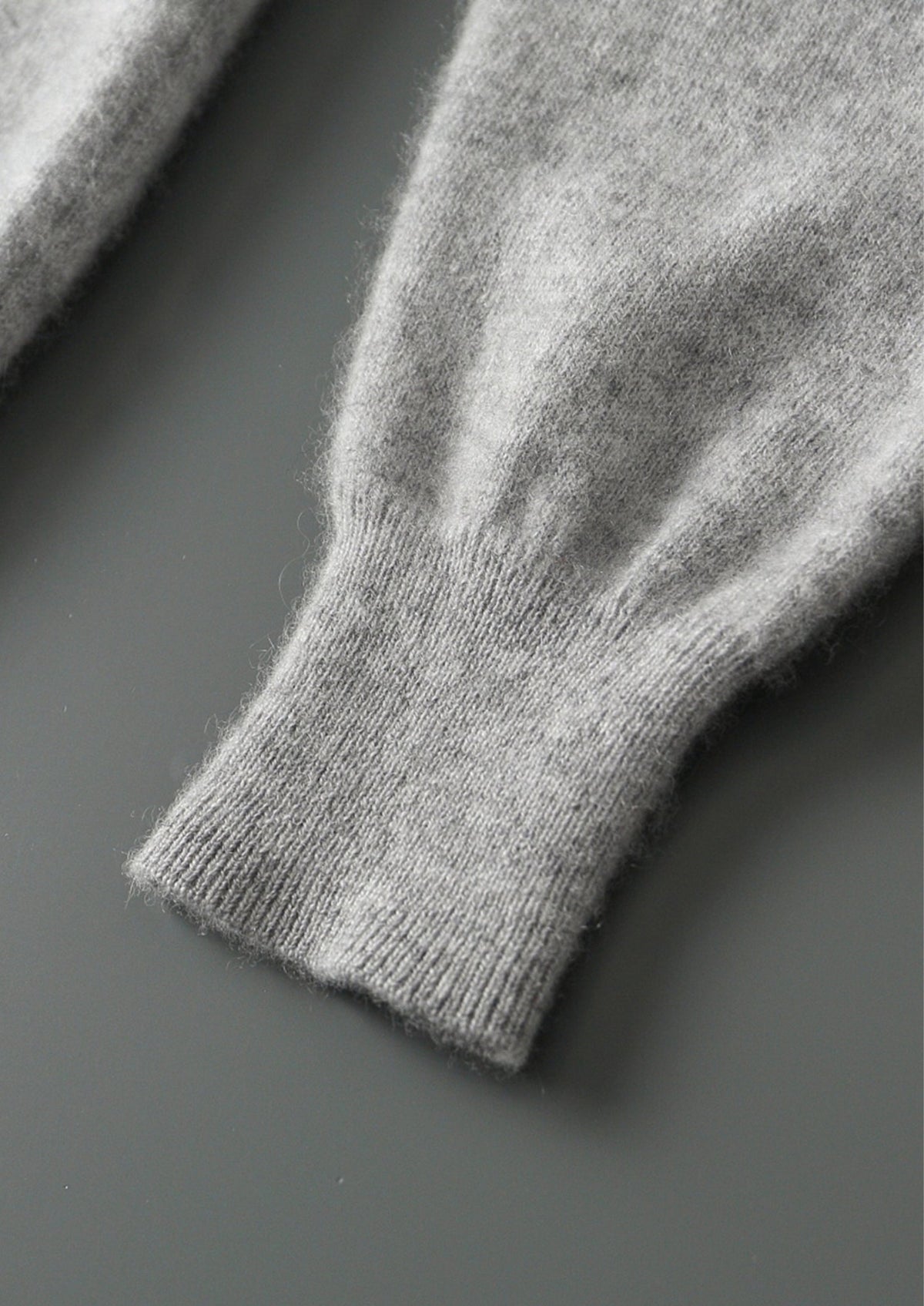 Men's Cashmere Contrast-Color Open Polo Sweater