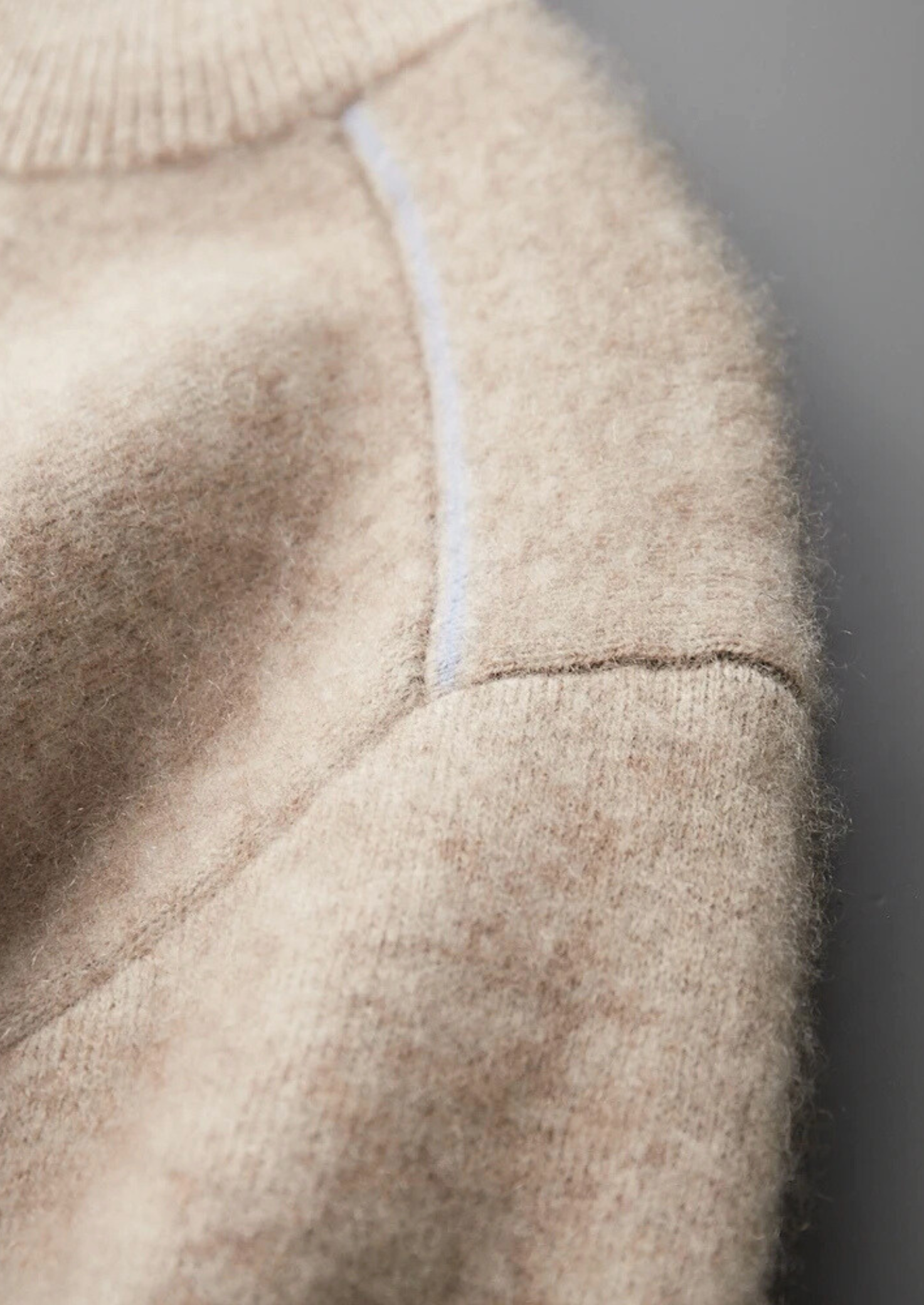 Men’s Cashmere Full-Zip Cardigan with Stand Collar