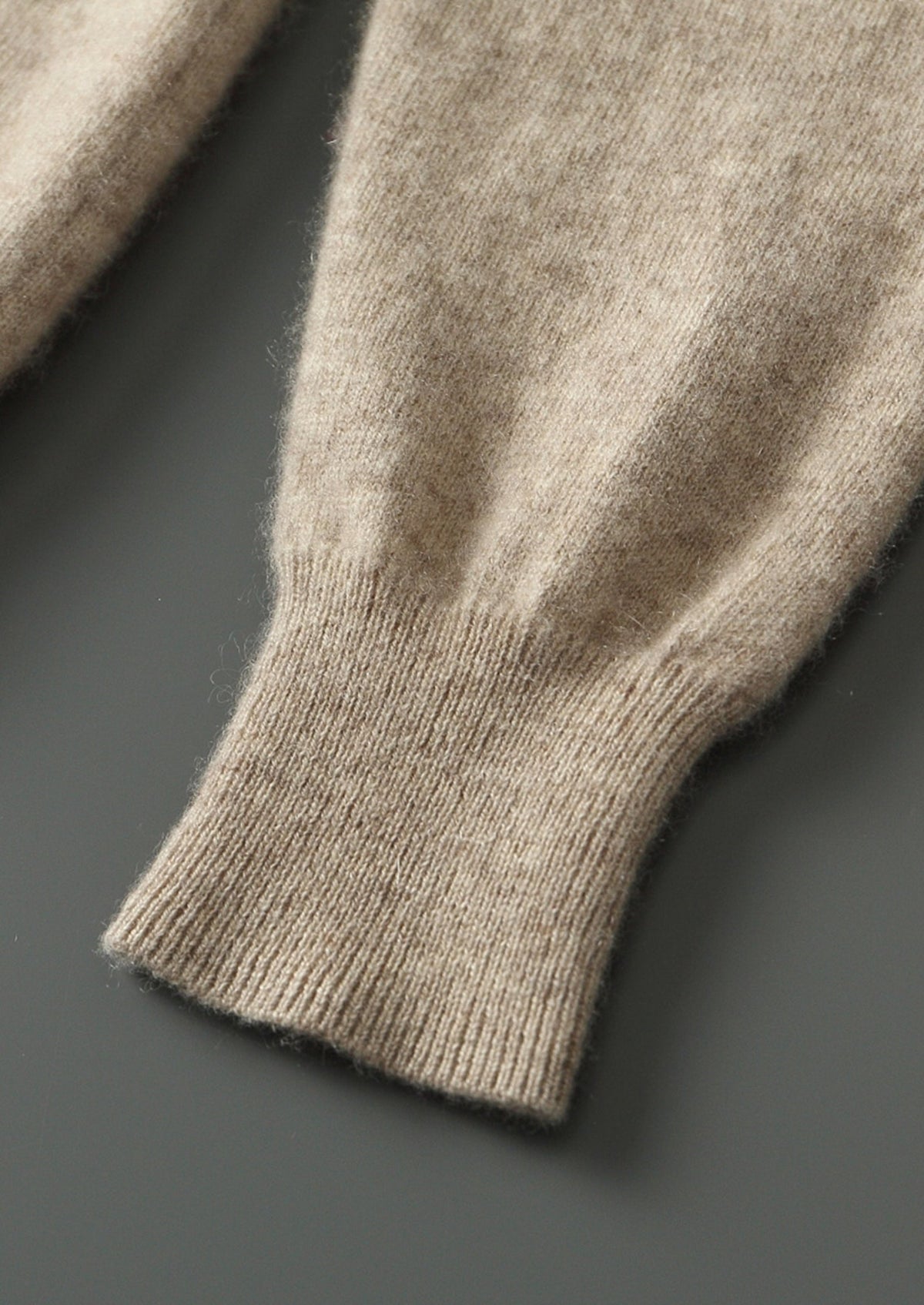 Men's Cashmere Half-Zip Hooded Pullover Sweater