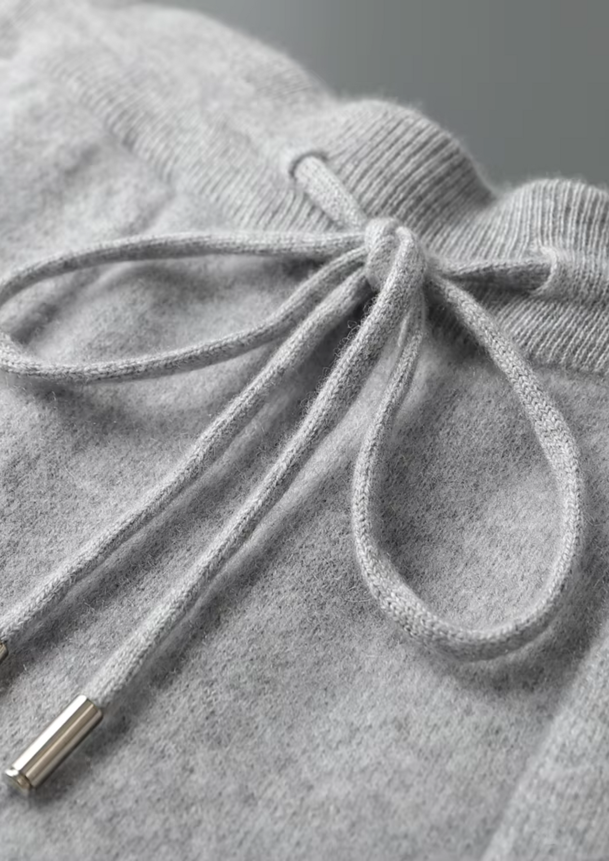Men’s Cashmere Jogger Pants with Drawstring Waist
