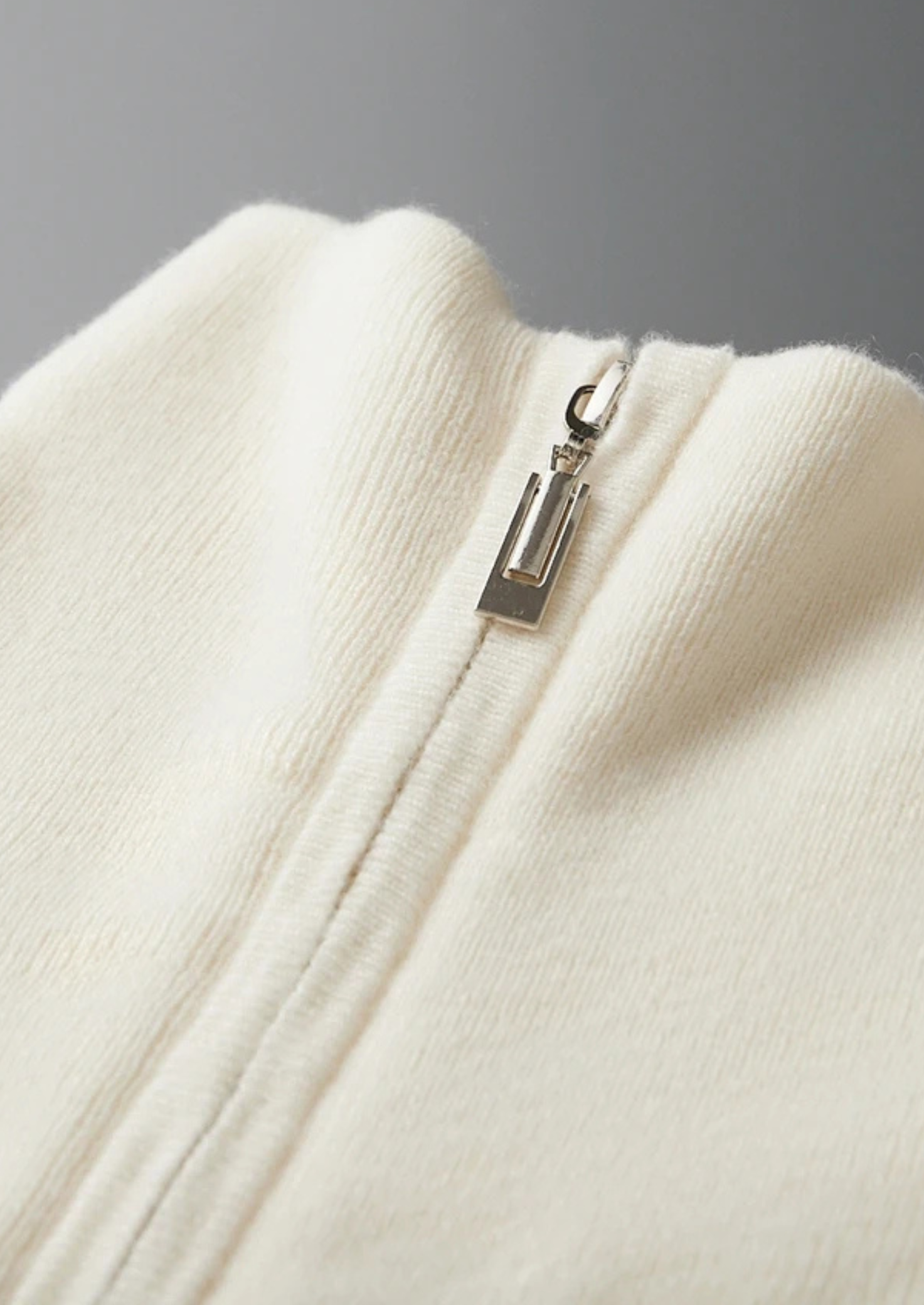 Men’s Cashmere Ribbed Half-Zip Sweater