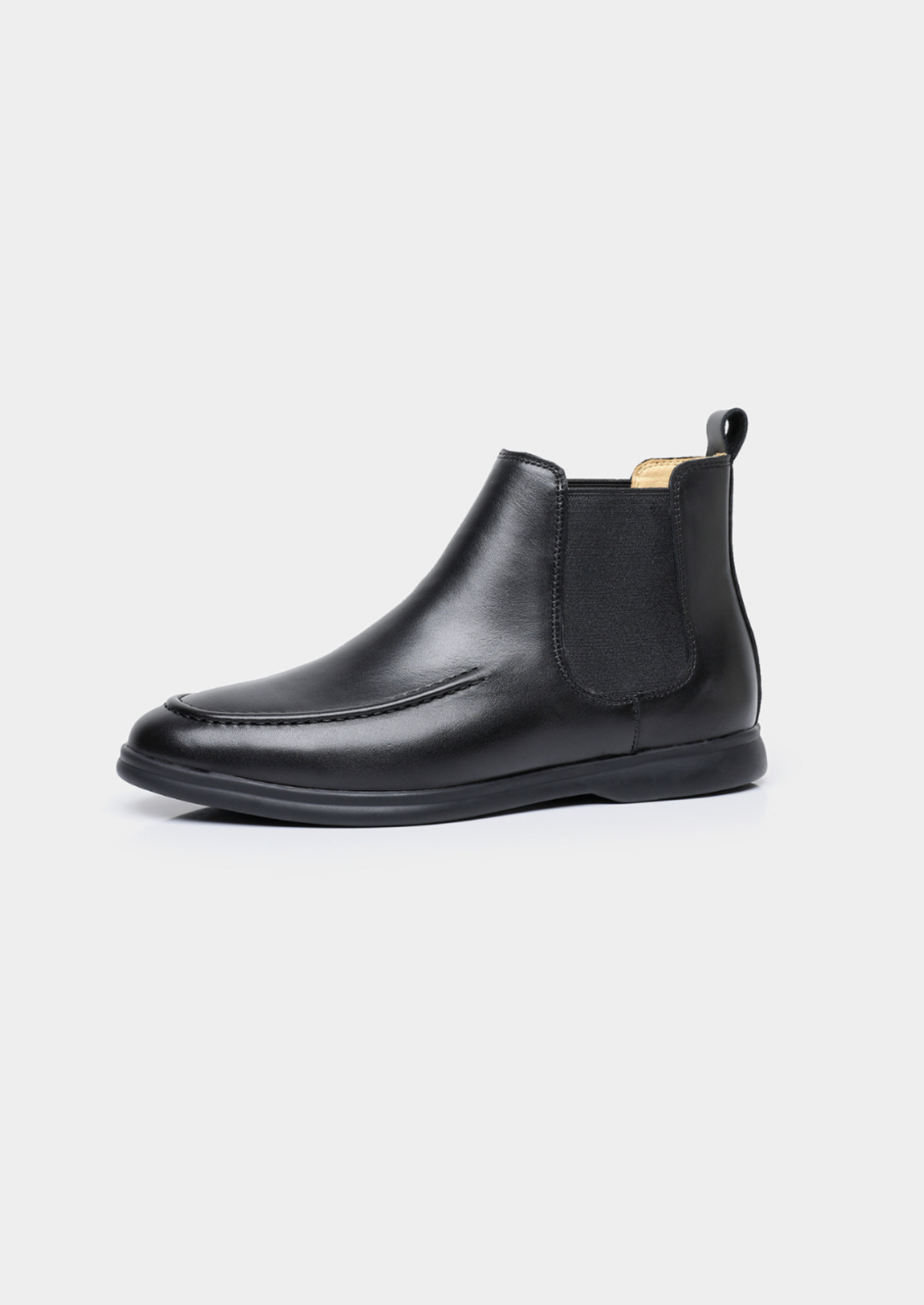 Men’s Chelsea Boots with Elastic Side Panels