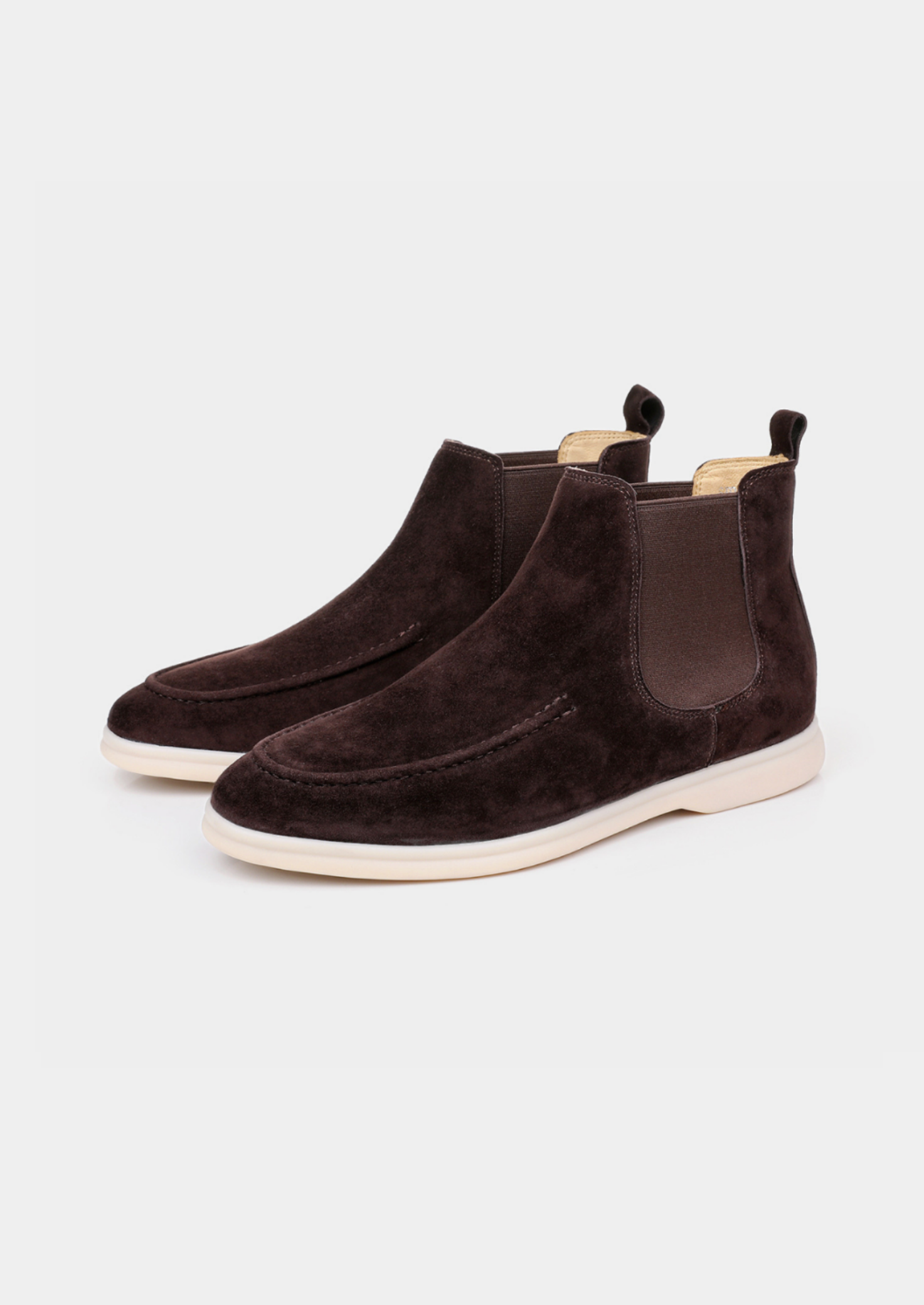 Men’s Chelsea Boots with Elastic Side Panels