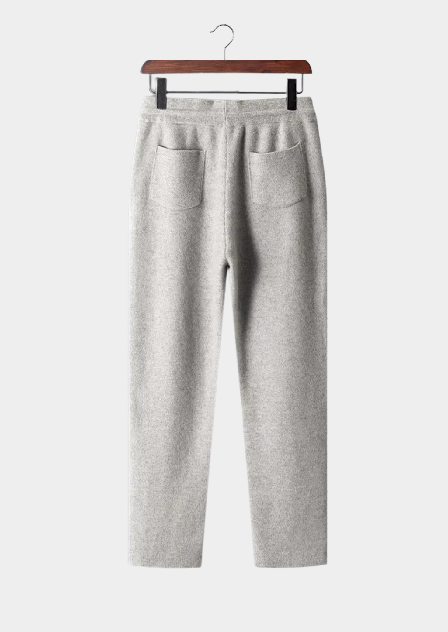 Men’s Knit Trousers with Drawstring Waist