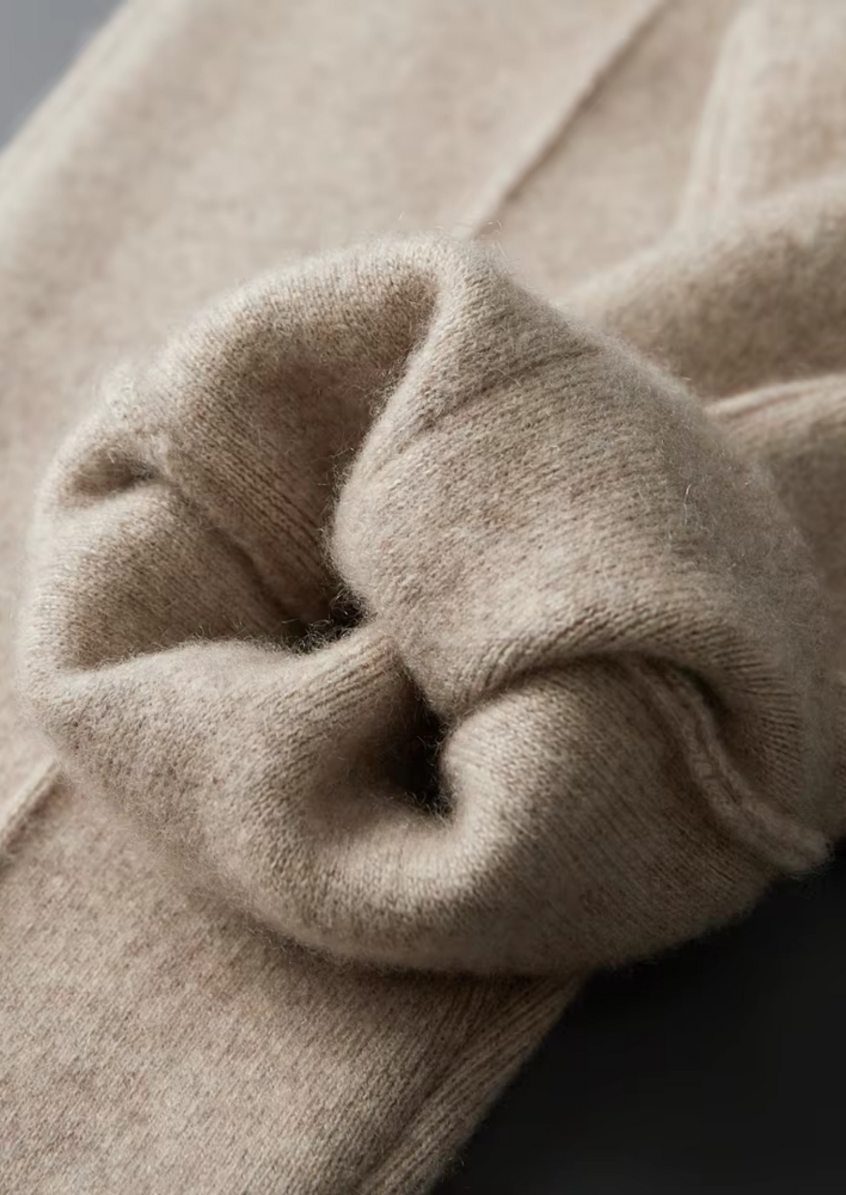 Men’s Merino Wool Knit Zip-Up Hoodie and Jogger Pants Set
