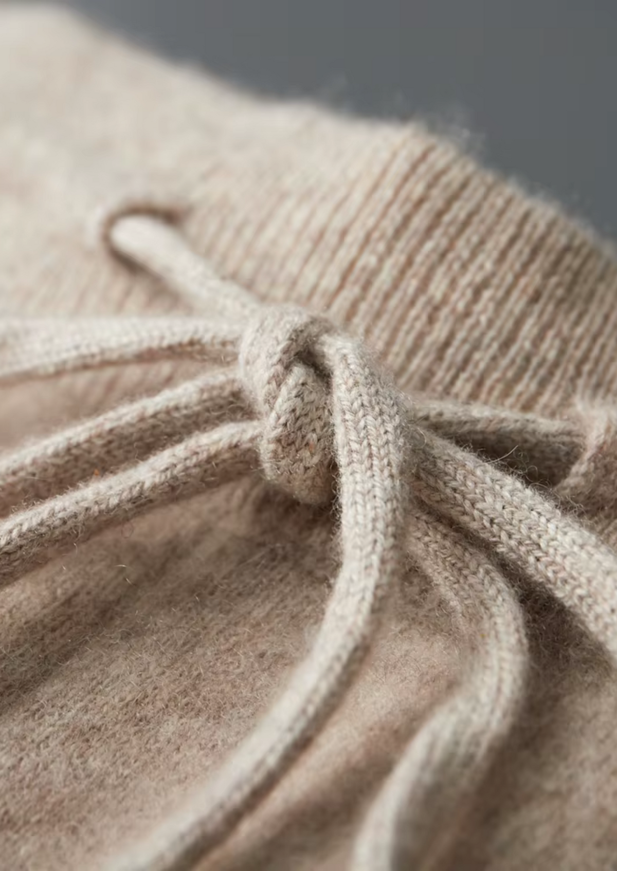 Men’s Merino Wool Knit Zip-Up Hoodie and Jogger Pants Set