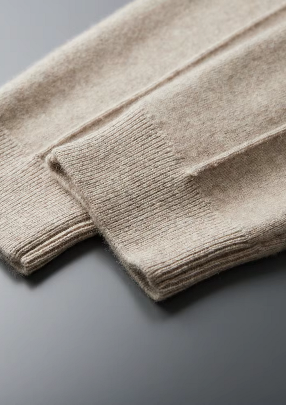 Men’s Merino Wool Knit Zip-Up Hoodie and Jogger Pants Set