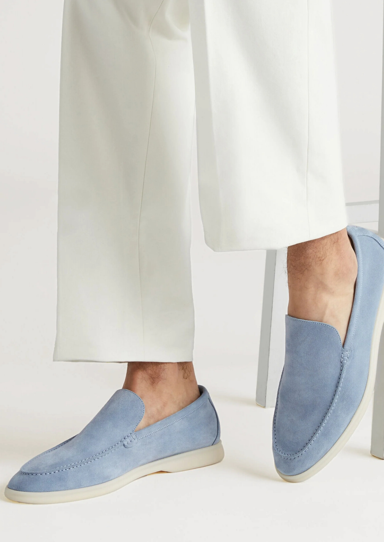 Men’s Loafers with Contrast Sole