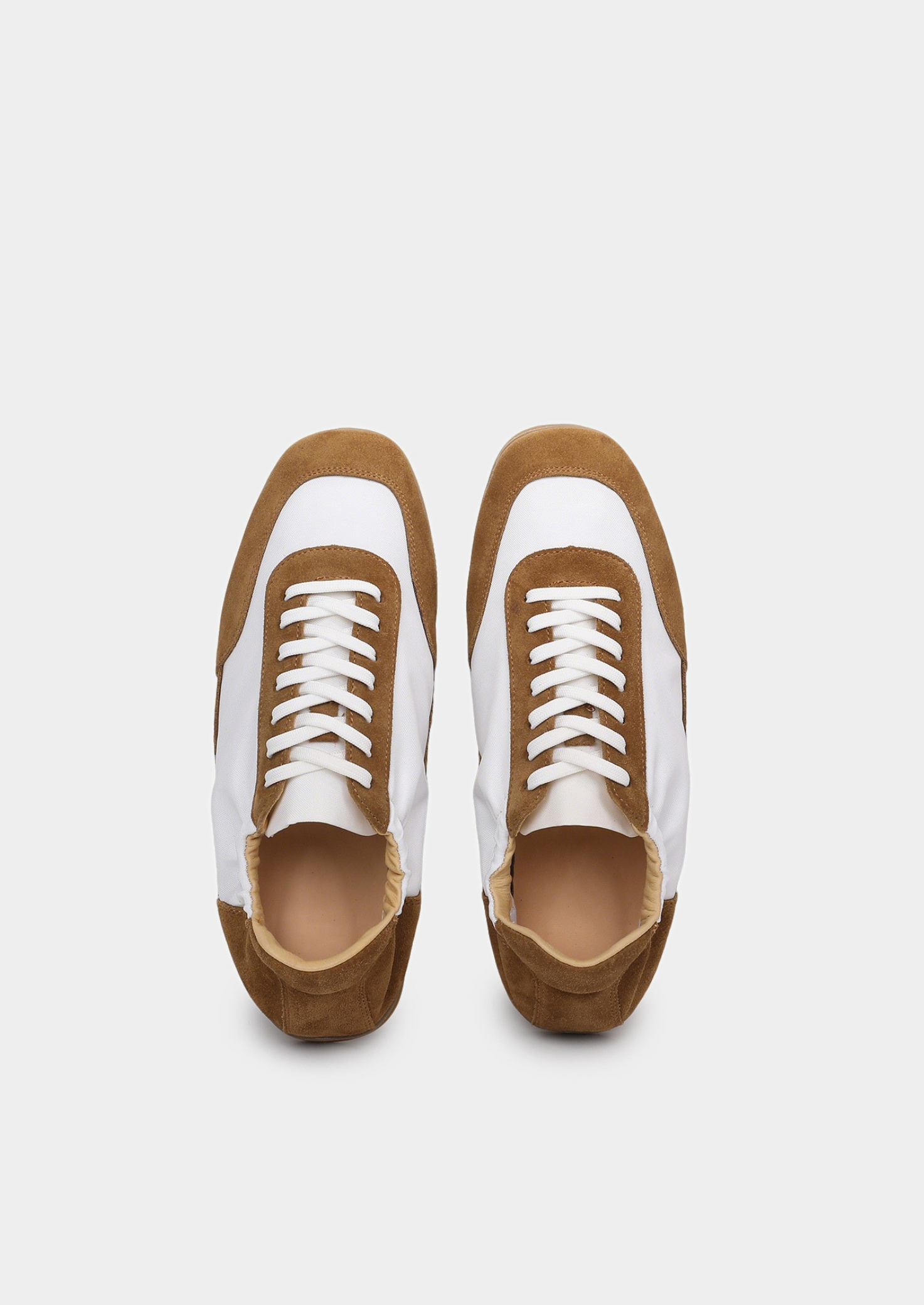 Men’s Low-Top Sneakers with Contrast Panels