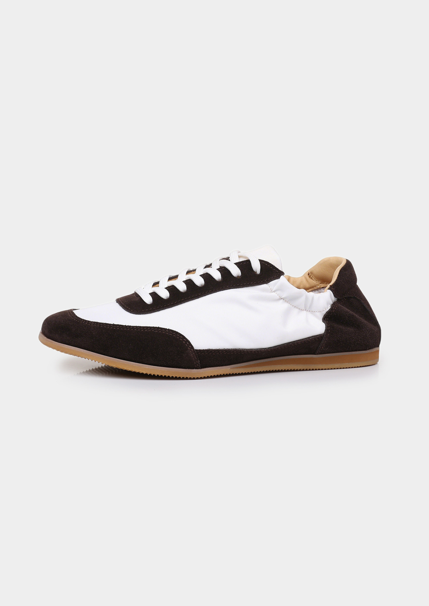 Men’s Low-Top Sneakers with Contrast Panels