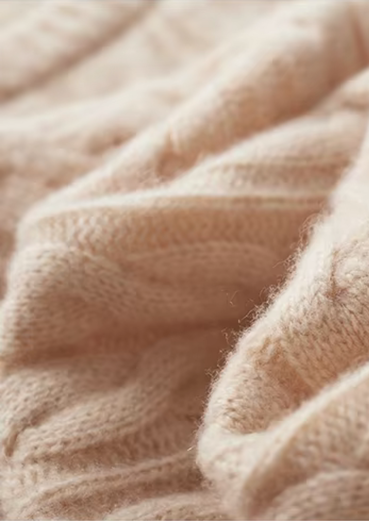 Men's Merino Wool Cable Stitch Crewneck Sweater