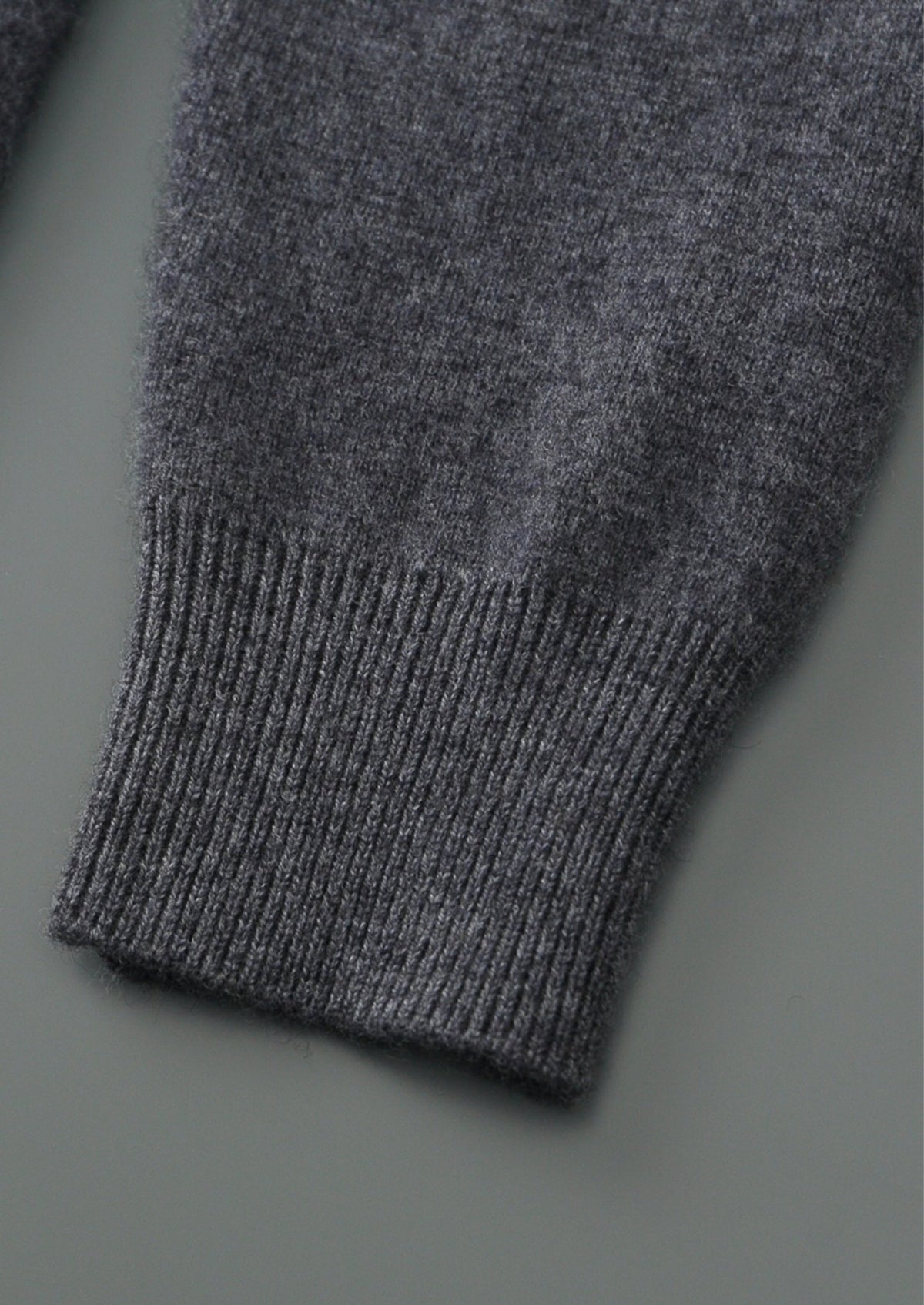 Men's Merino Wool Color-Block Zip-Up Hoodie