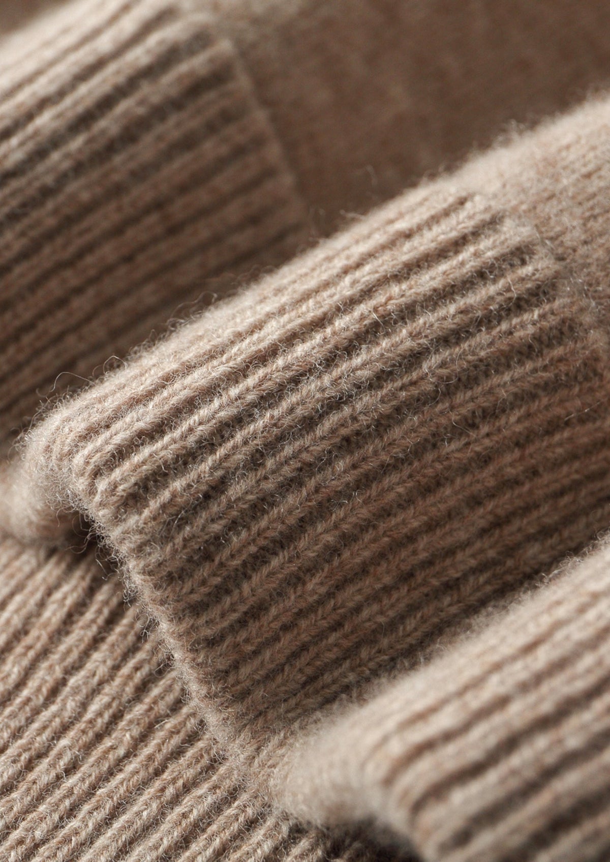 Men’s Merino Wool Full-Zip Cardigan with Stand Collar