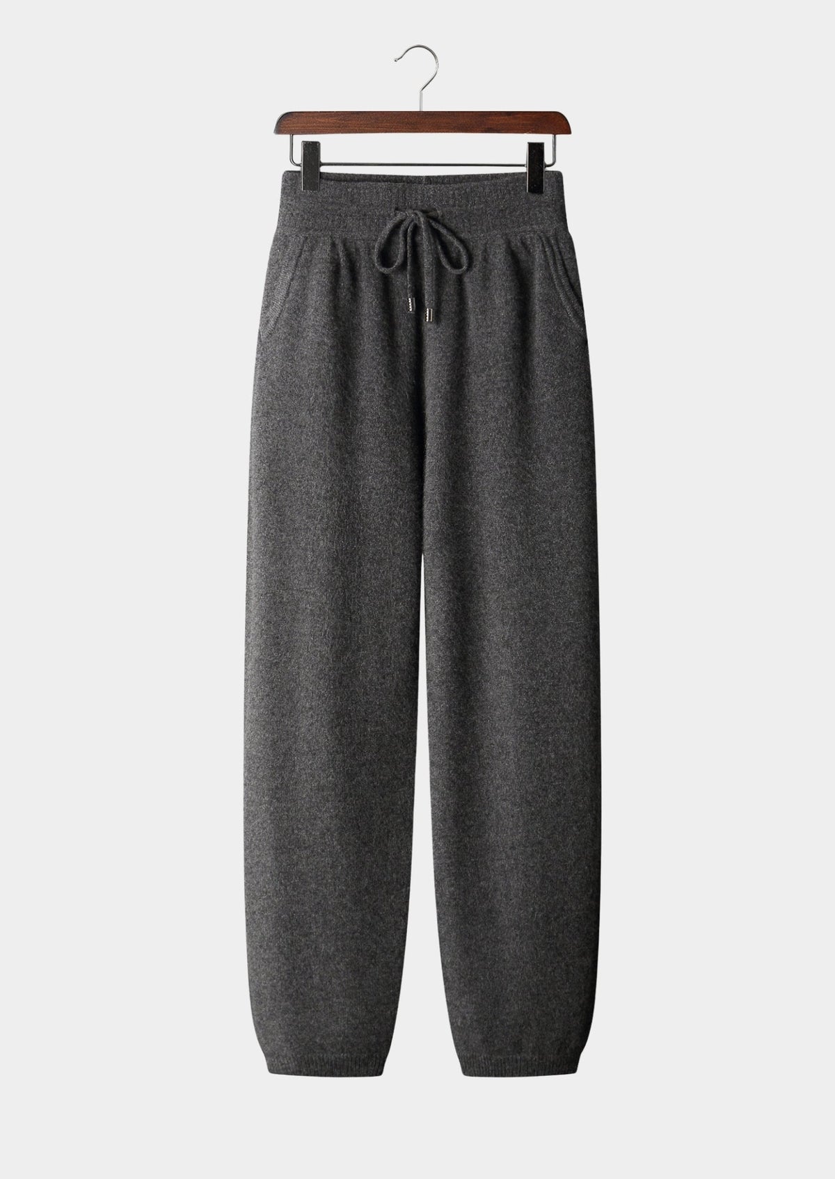 Men’s Merino Wool Jogger Pants with Drawstring Waist