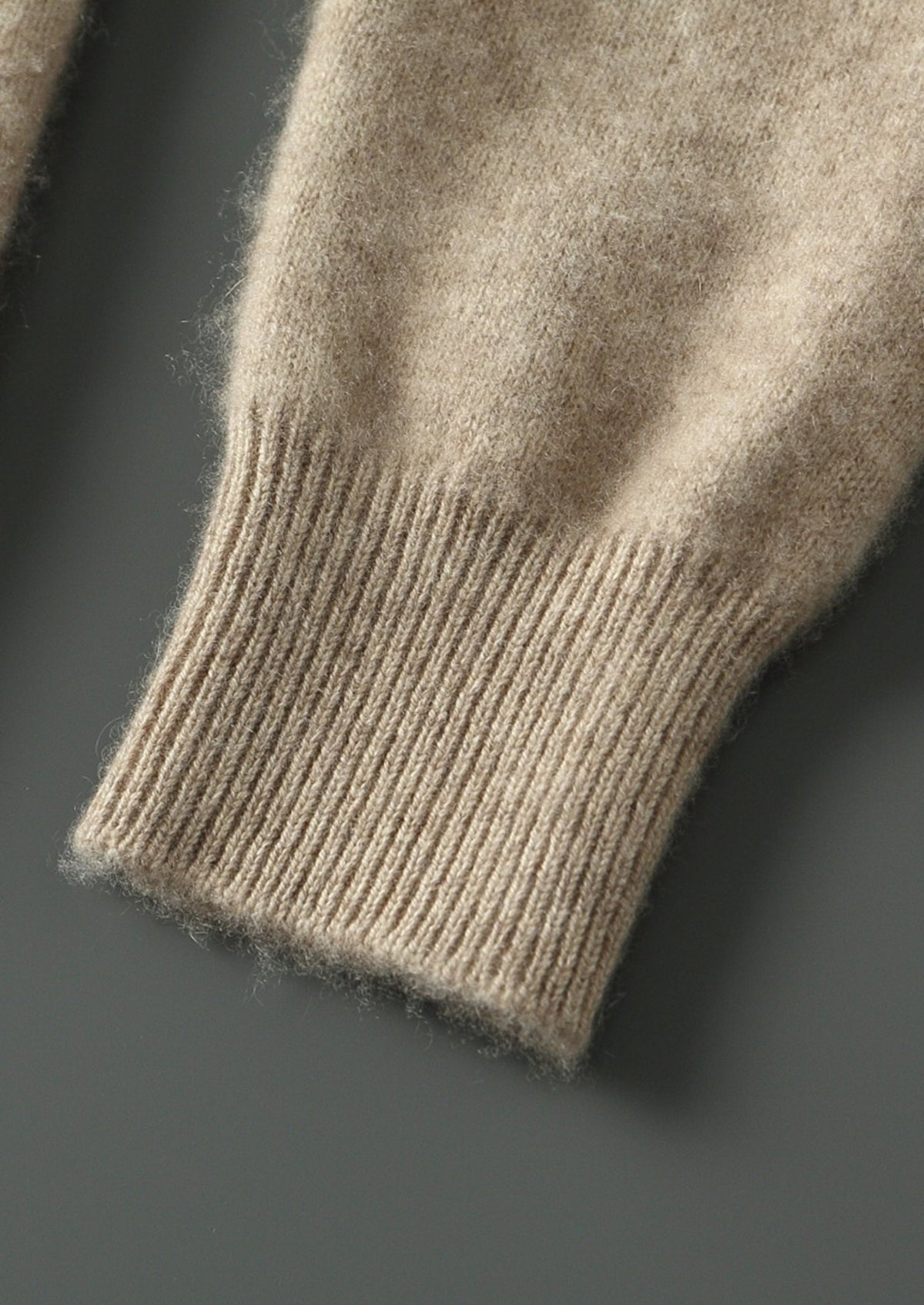 Men's Merino Wool Quarter-Zip Pullover Hoodie