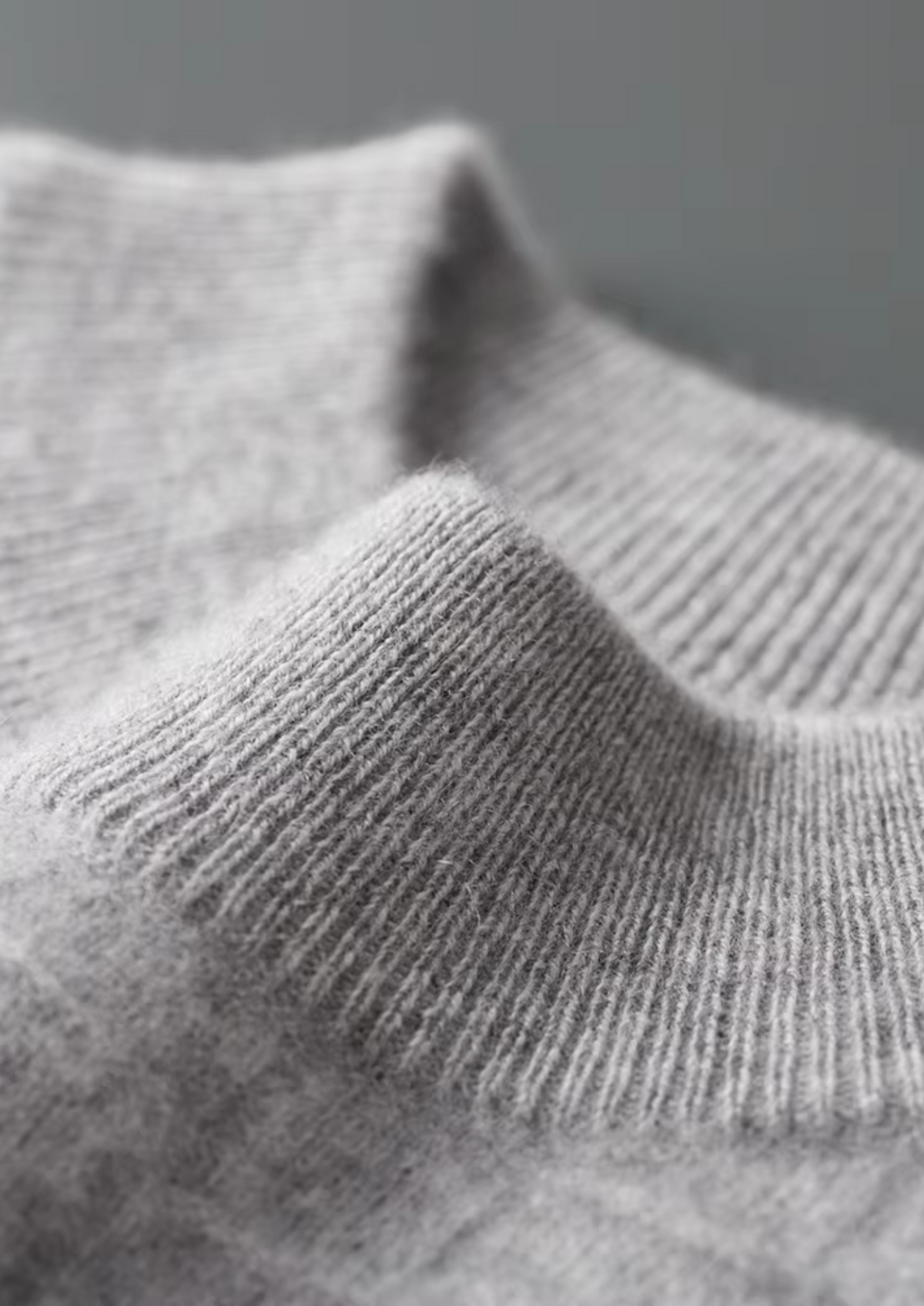 Men's Merino Wool Textured Mock Neck Pullover Sweater