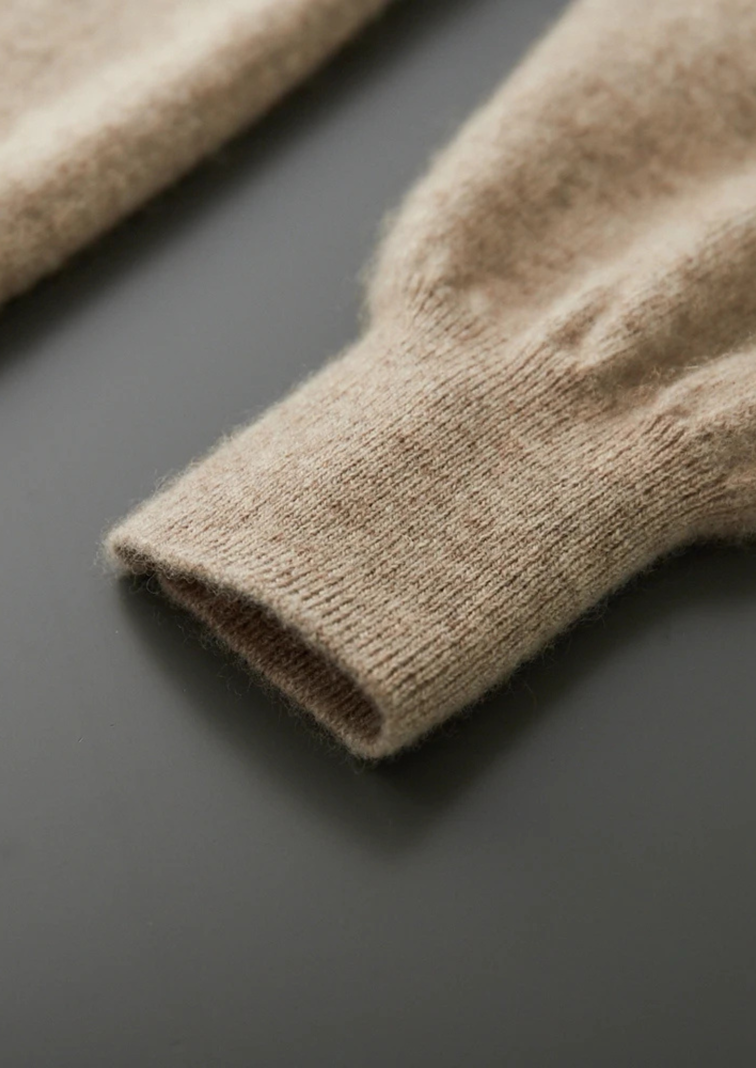 Men’s Mock Neck Sweater with Raglan Sleeves