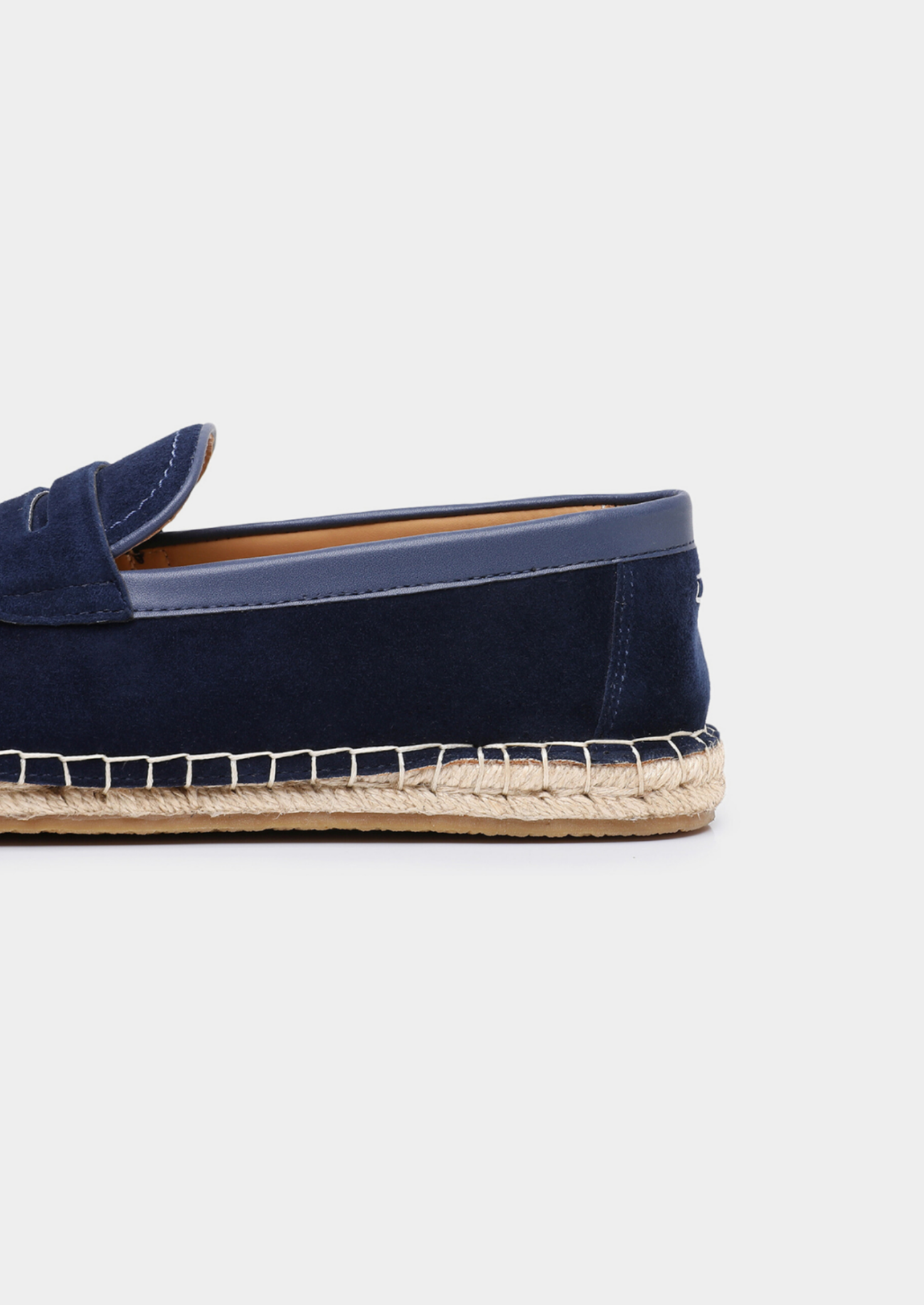 Men’s Penny Loafers with Espadrille Sole