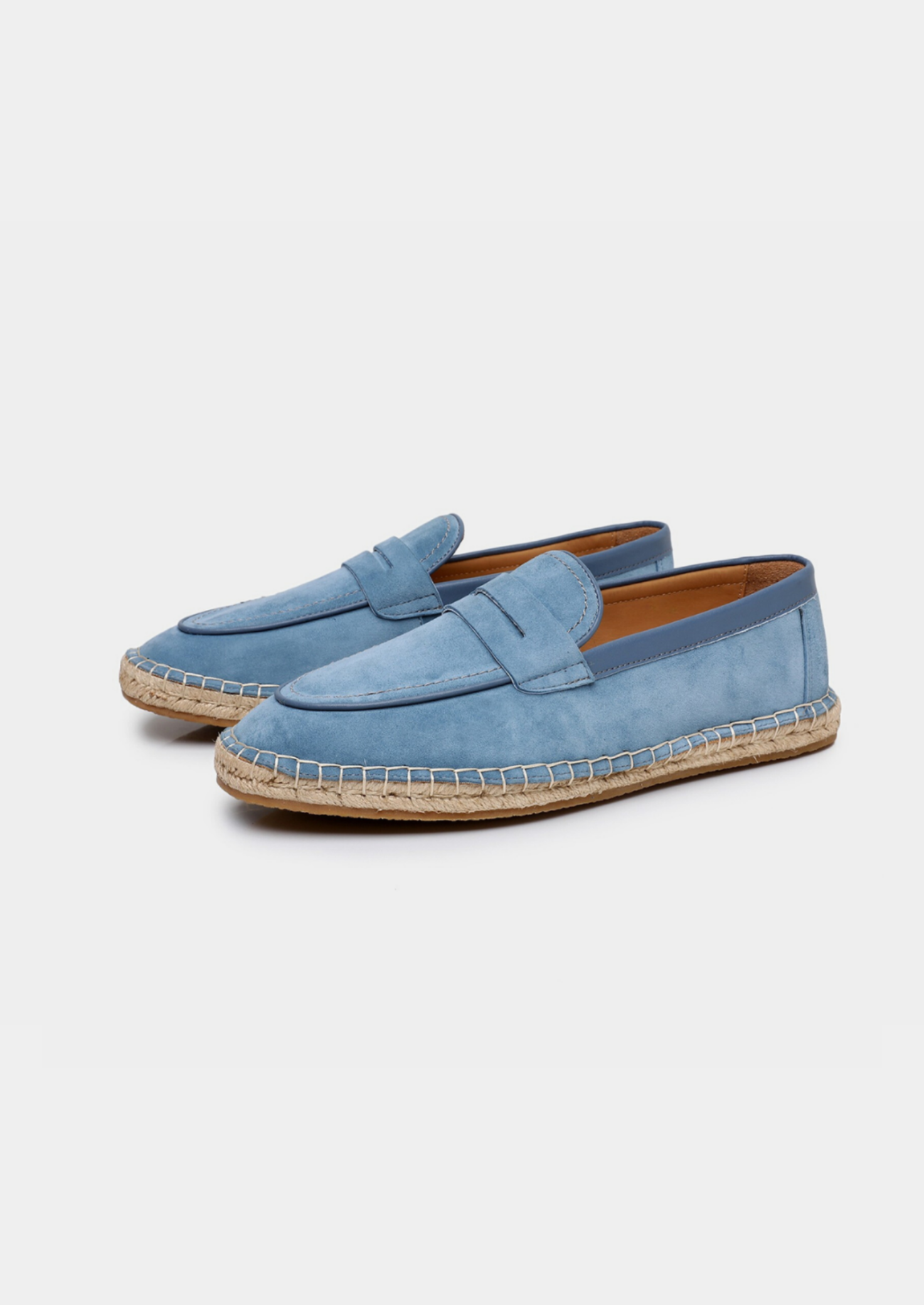 Men’s Penny Loafers with Espadrille Sole
