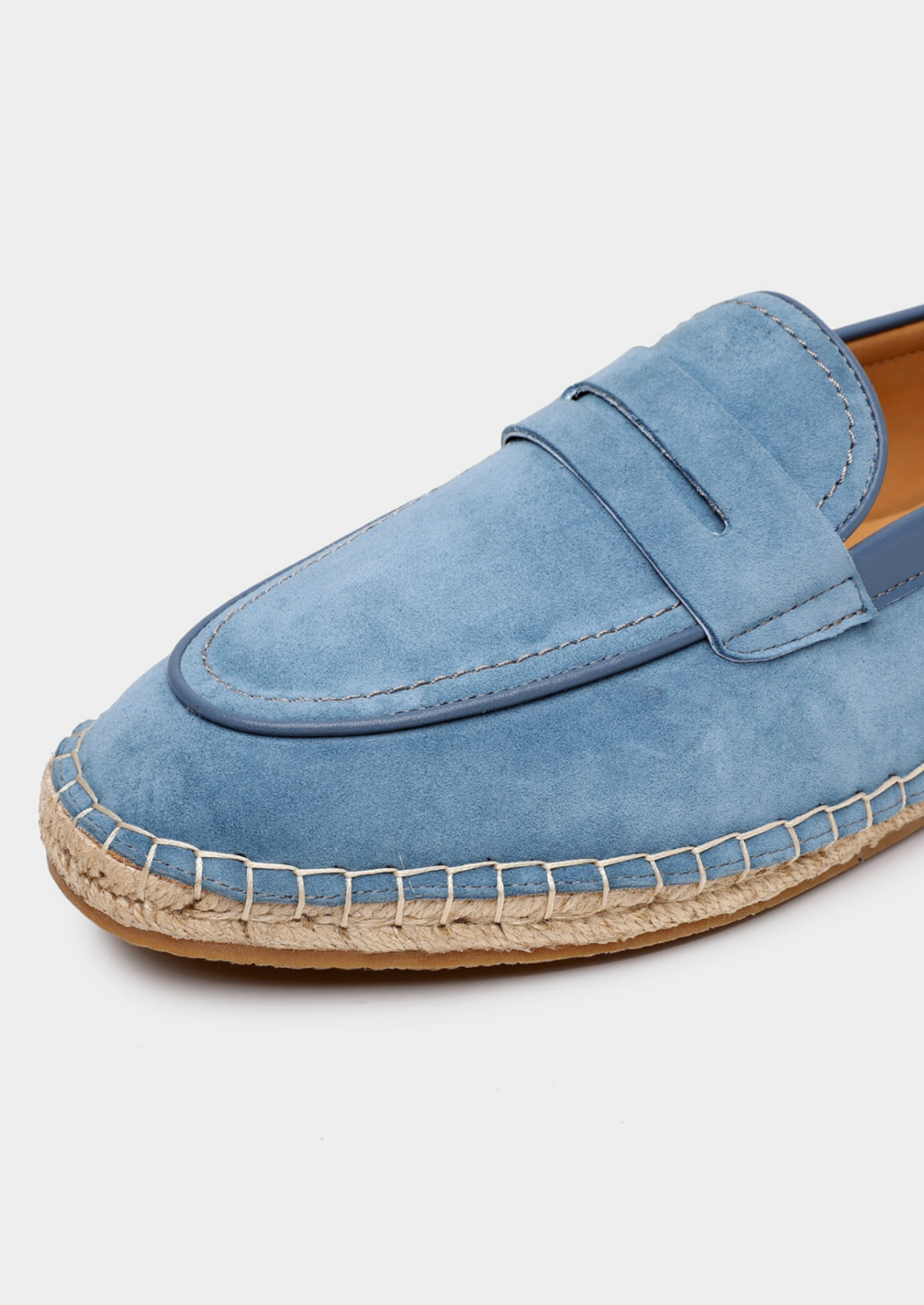 Men’s Penny Loafers with Espadrille Sole